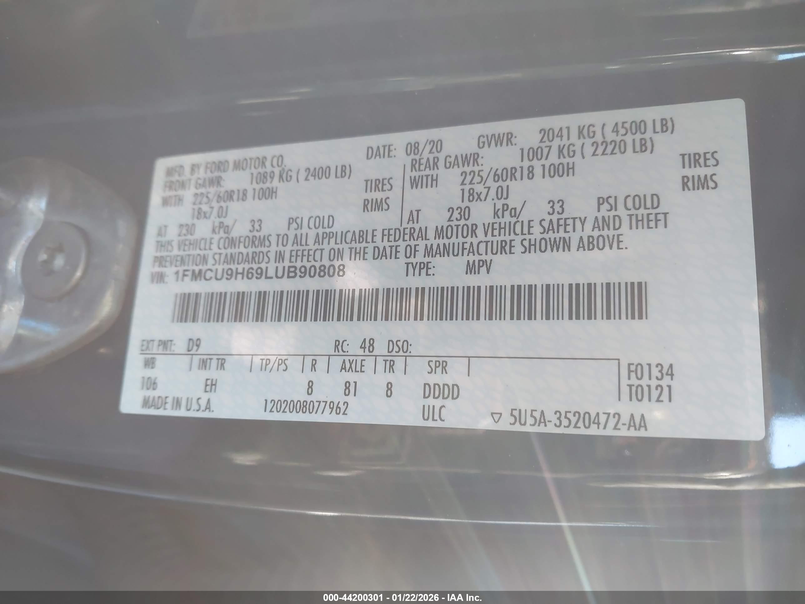 FORD ESCAPE image 9