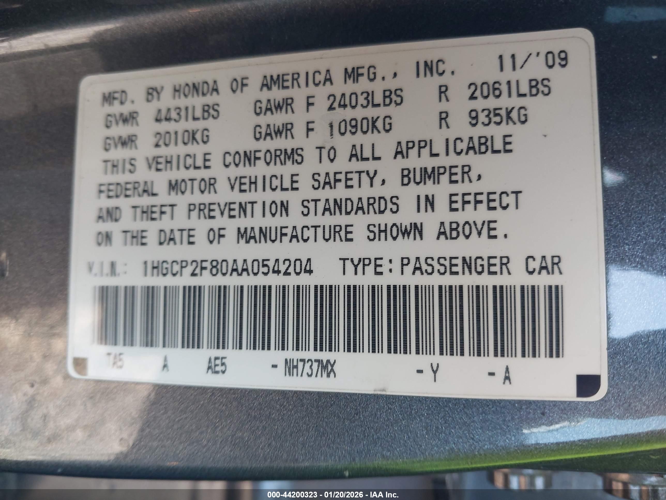 HONDA ACCORD image 9
