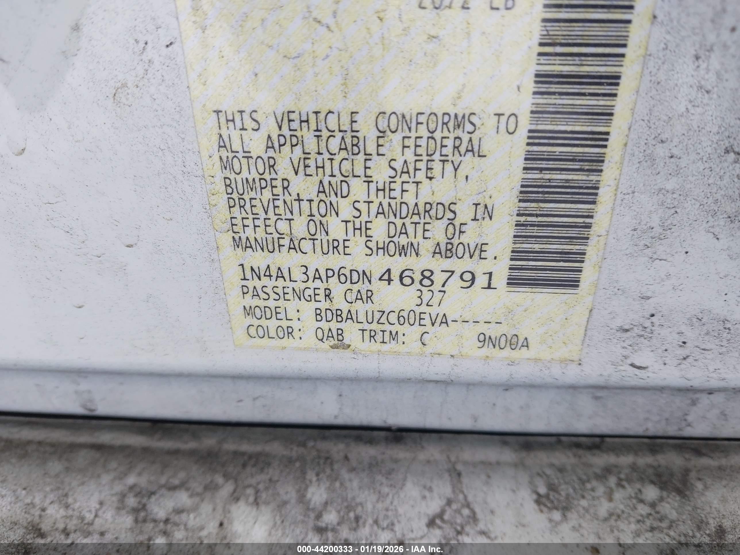 NISSAN ALTIMA image 9