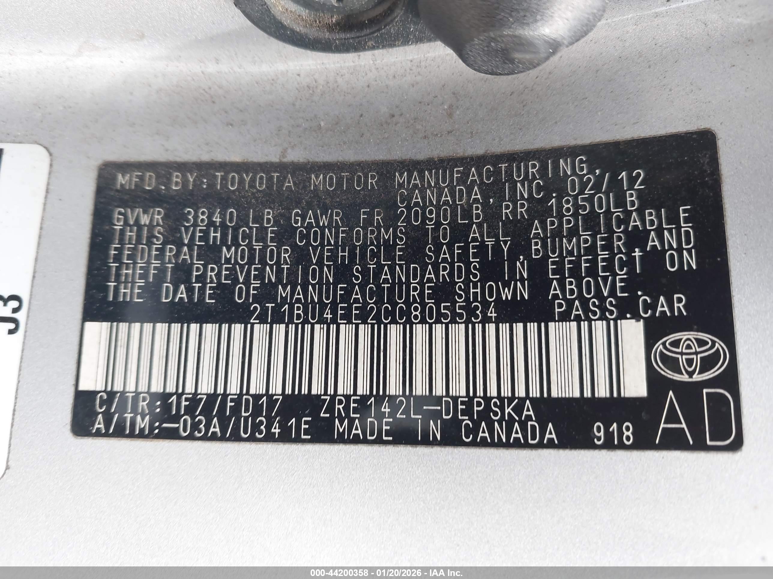 TOYOTA COROLLA image 9