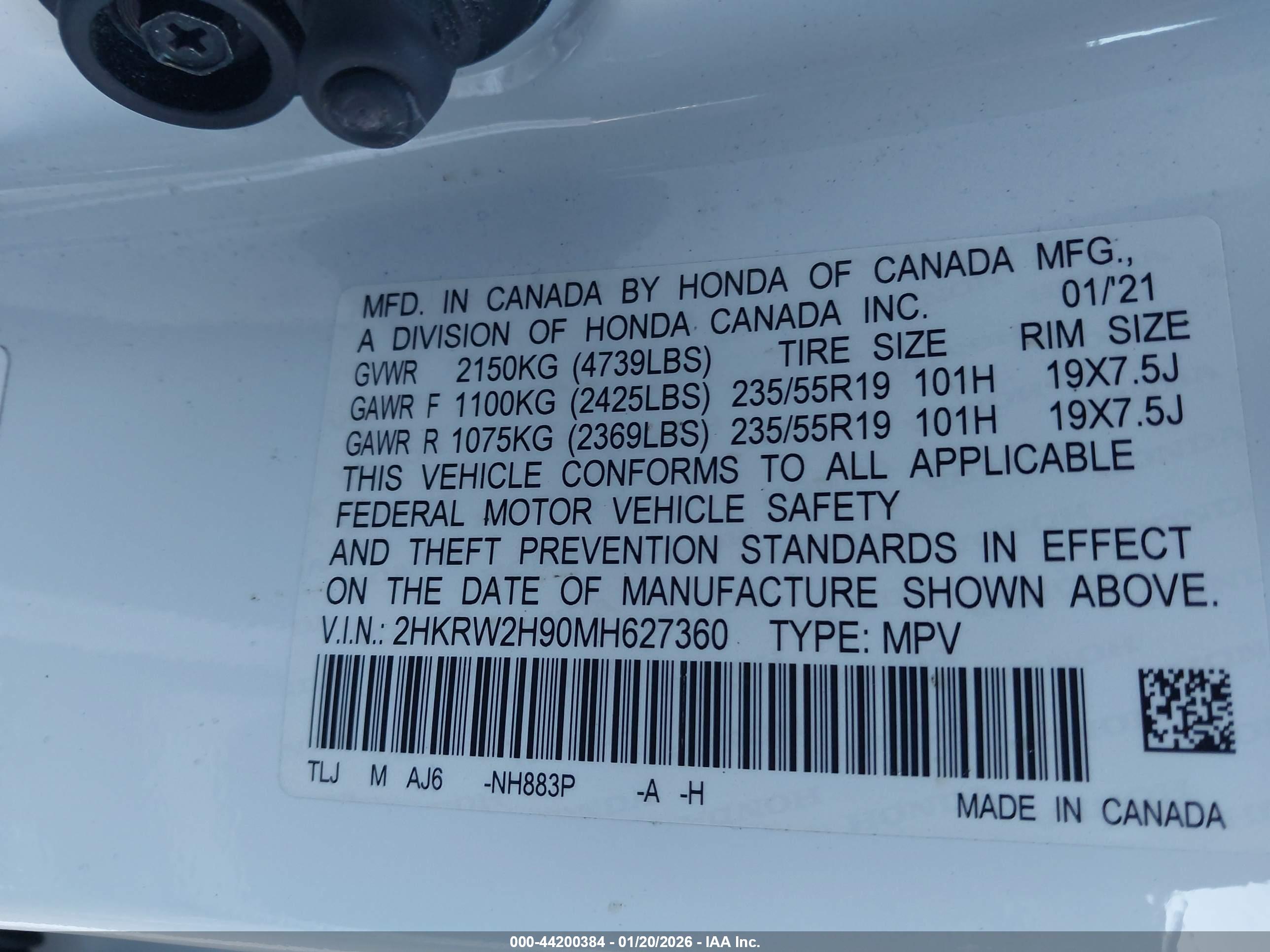 HONDA CR-V image 9
