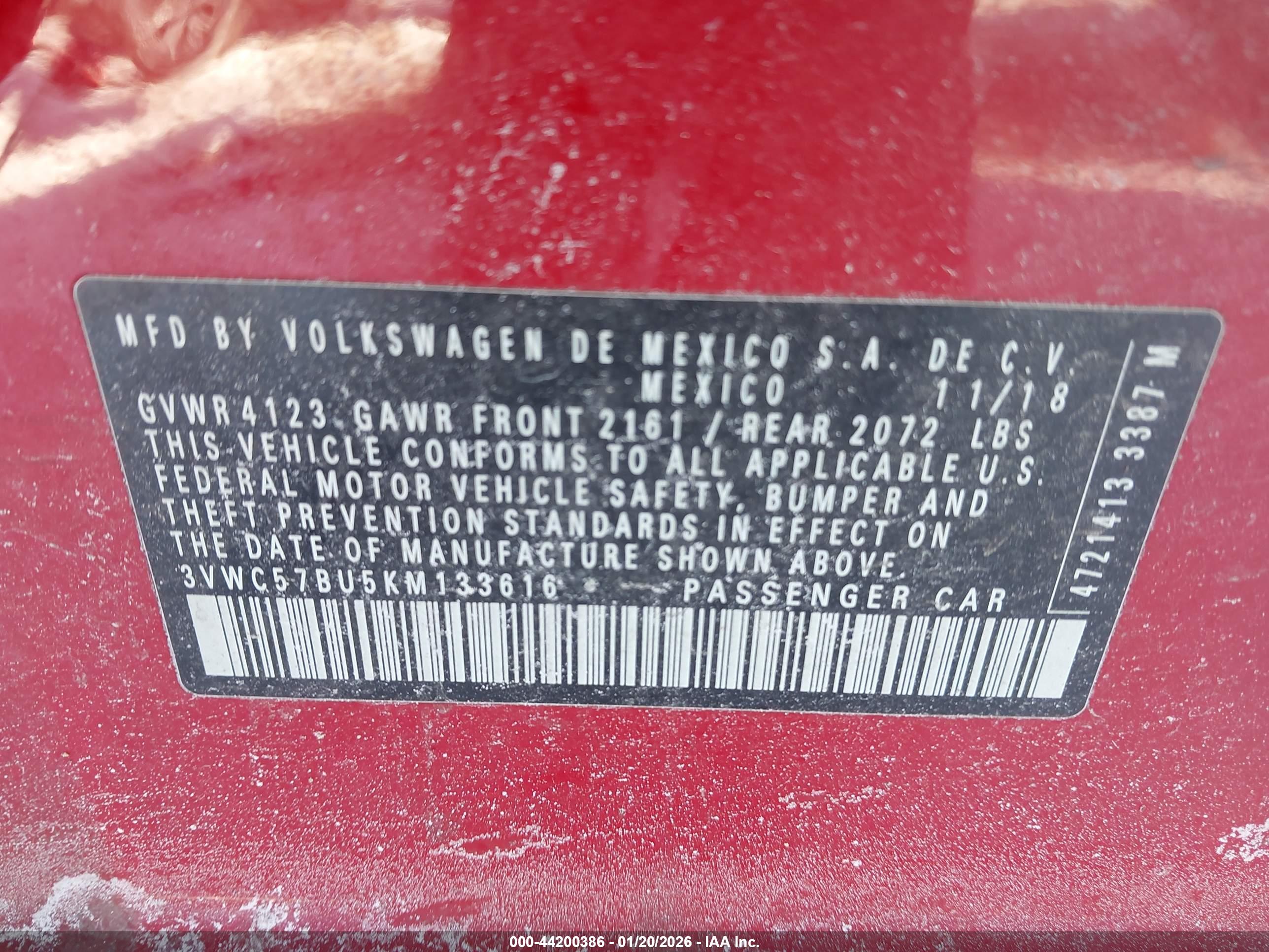 VOLKSWAGEN JETTA image 9