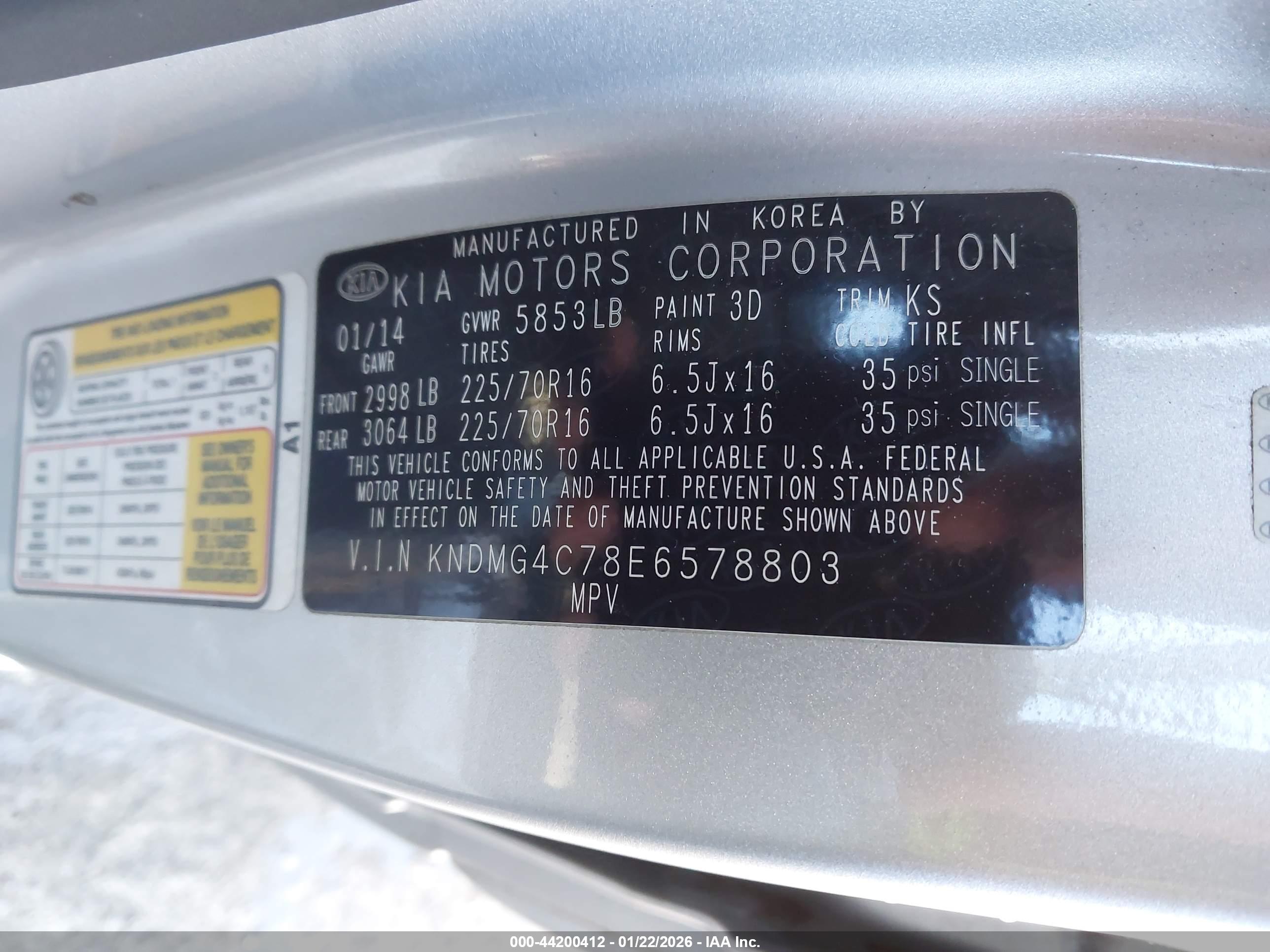 KIA SEDONA image 9