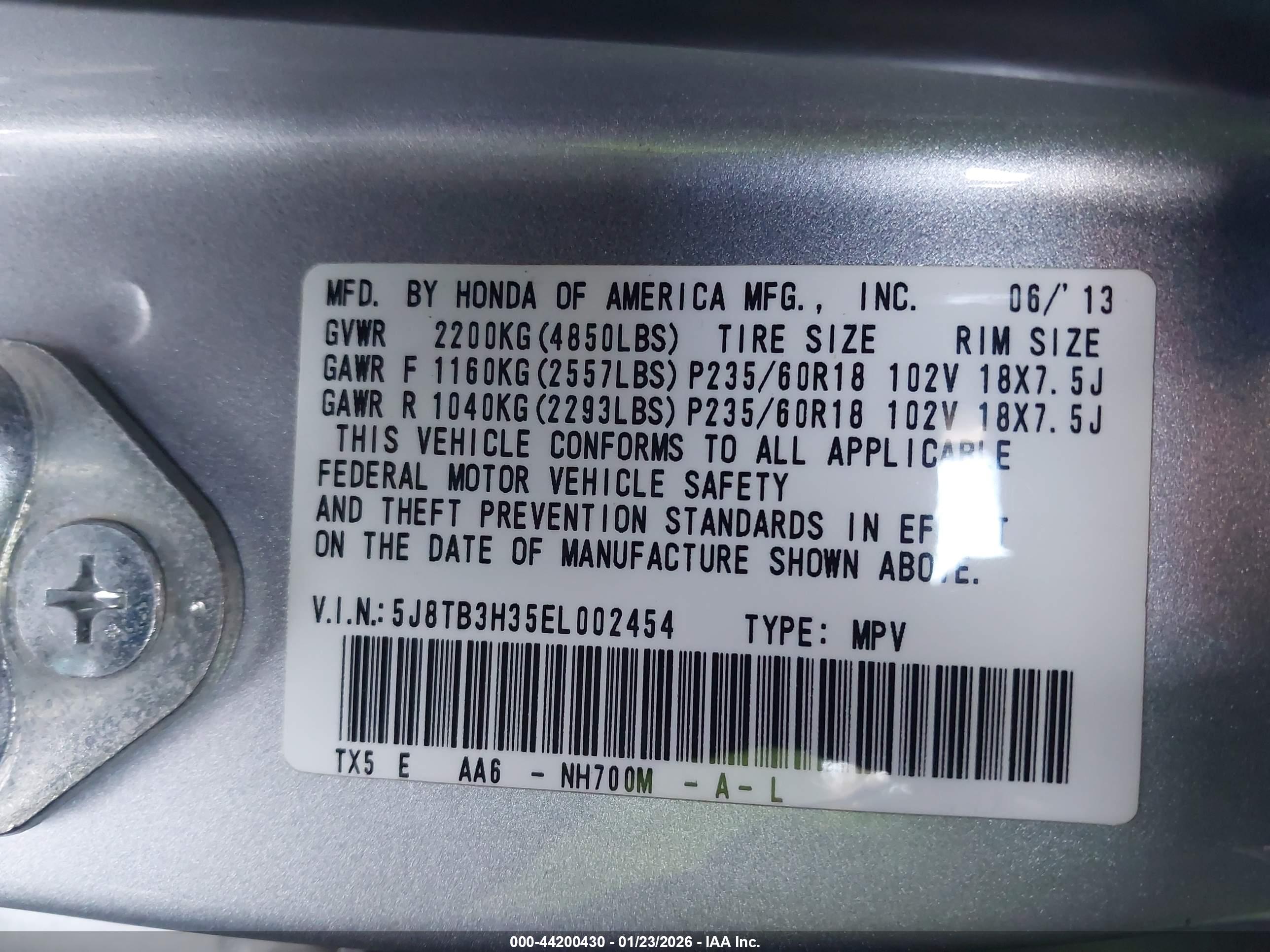 ACURA RDX image 9