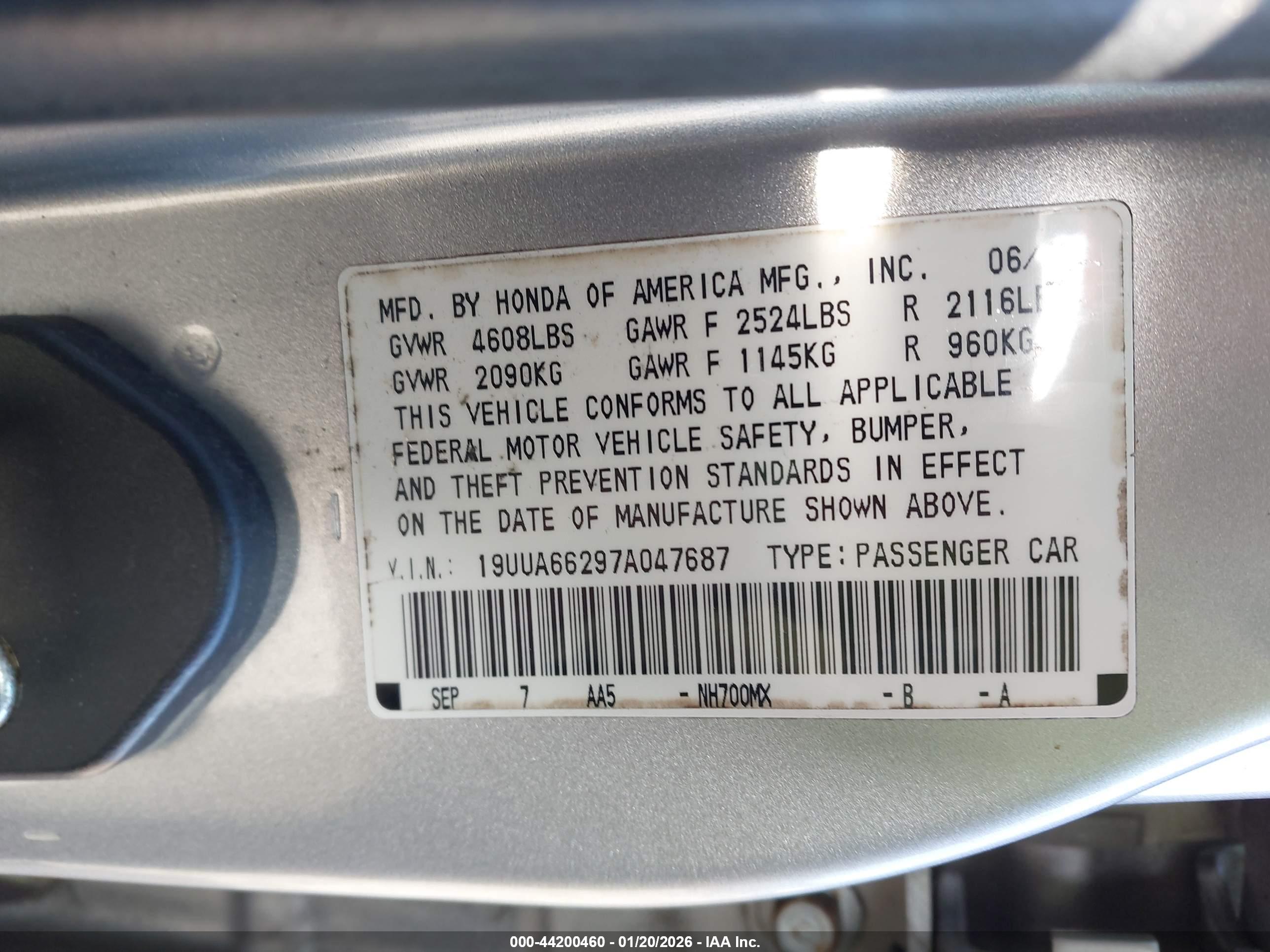 ACURA TL image 9
