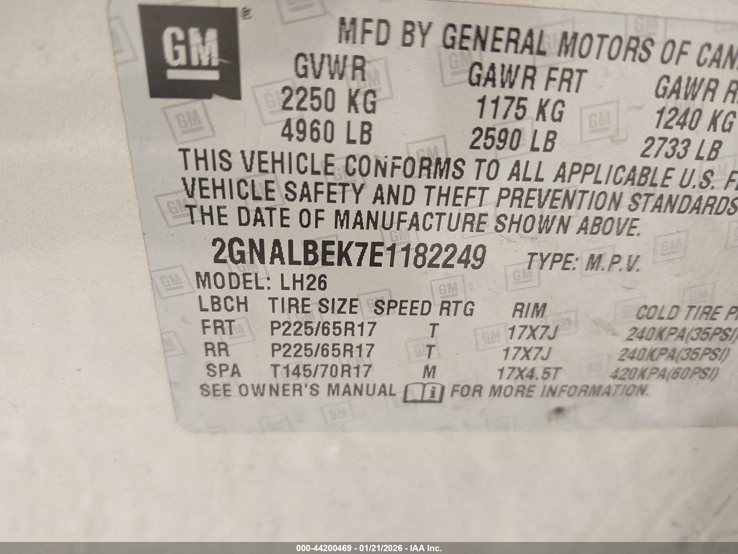 CHEVROLET EQUINOX image 9