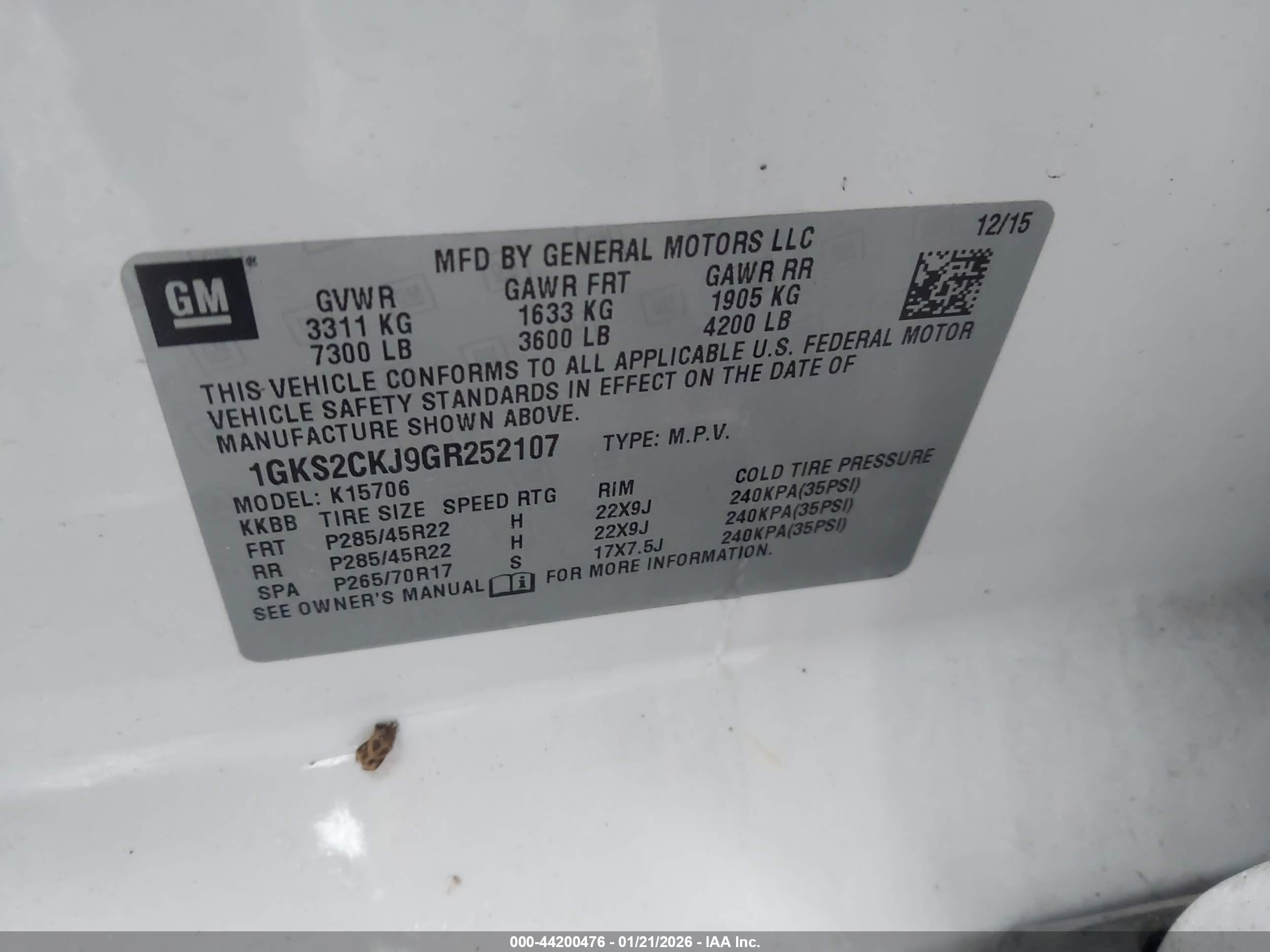 GMC YUKON image 9