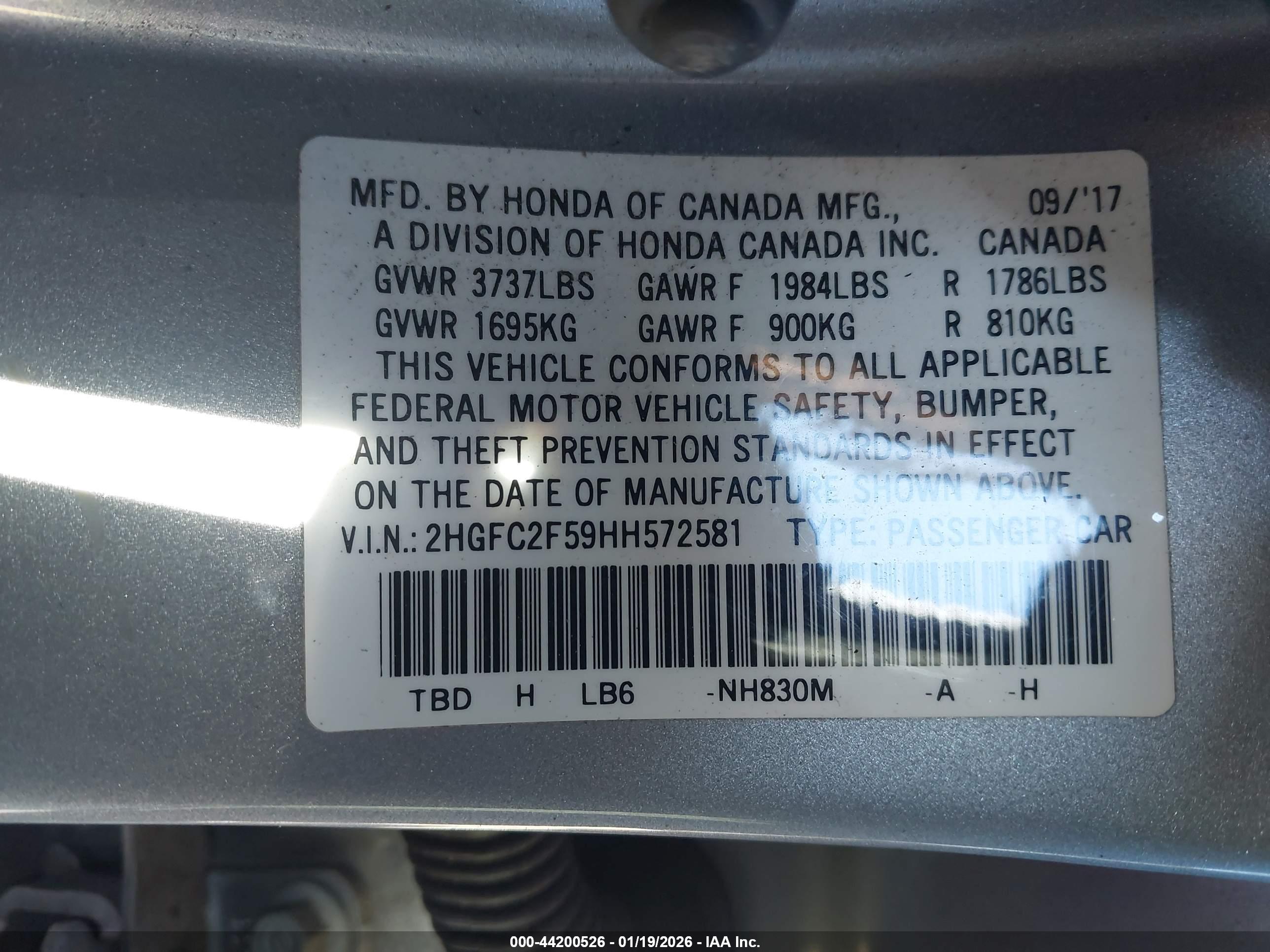 HONDA CIVIC image 9