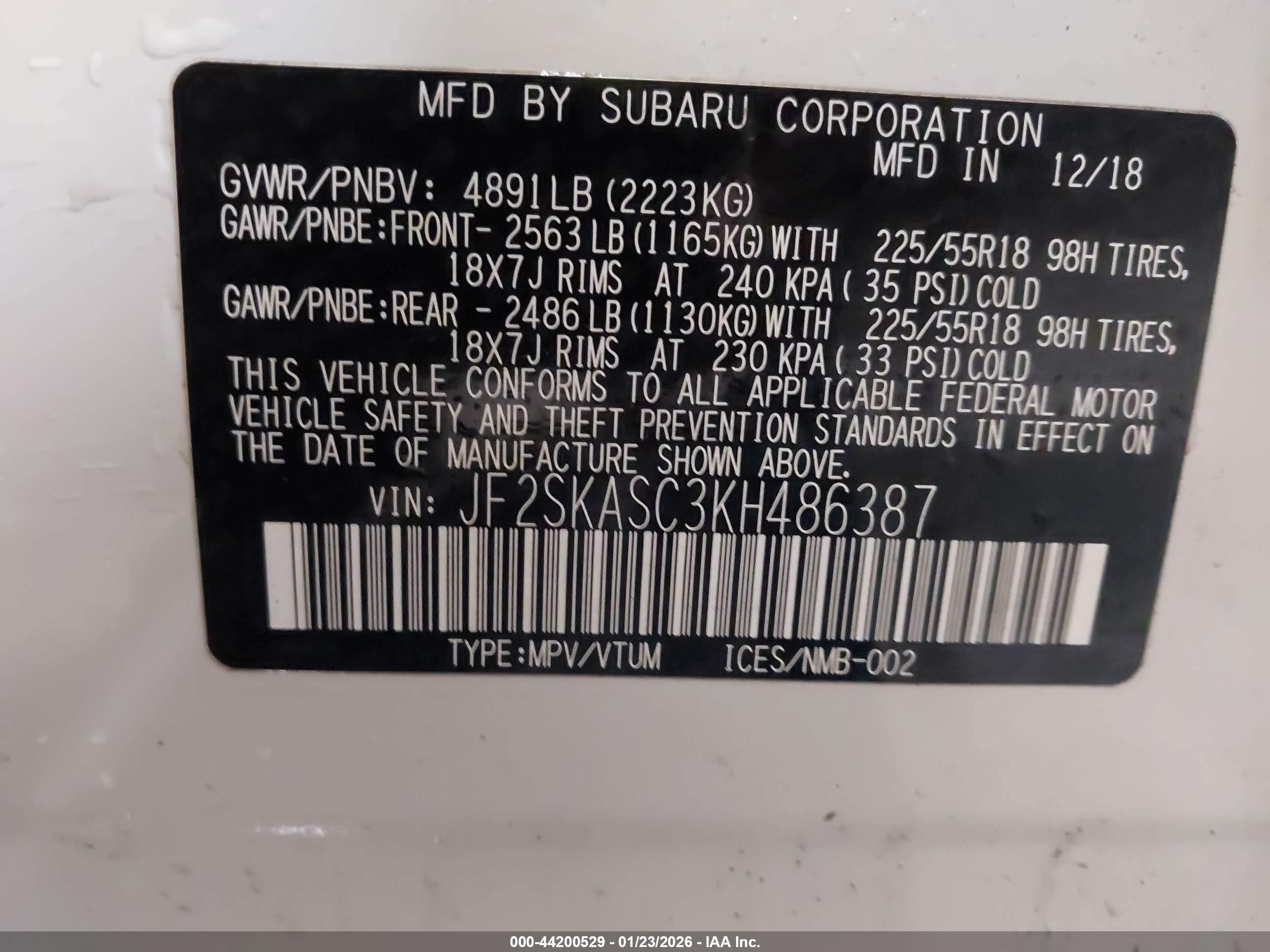 SUBARU FORESTER image 9