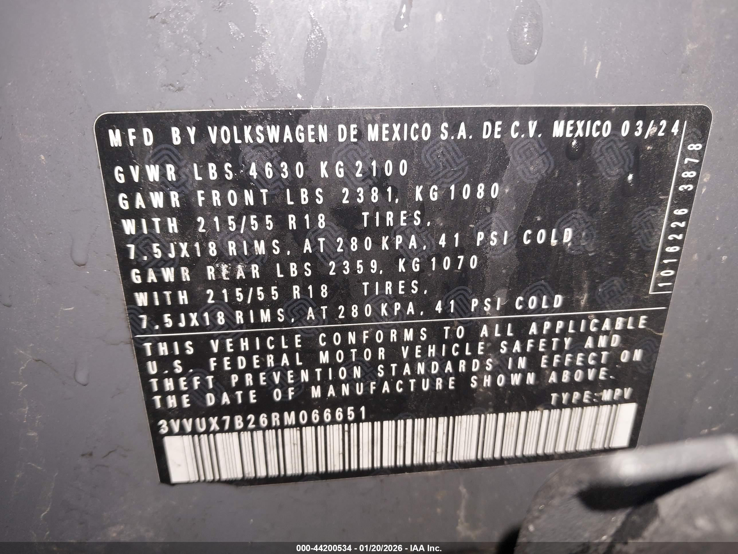 VOLKSWAGEN TAOS image 9