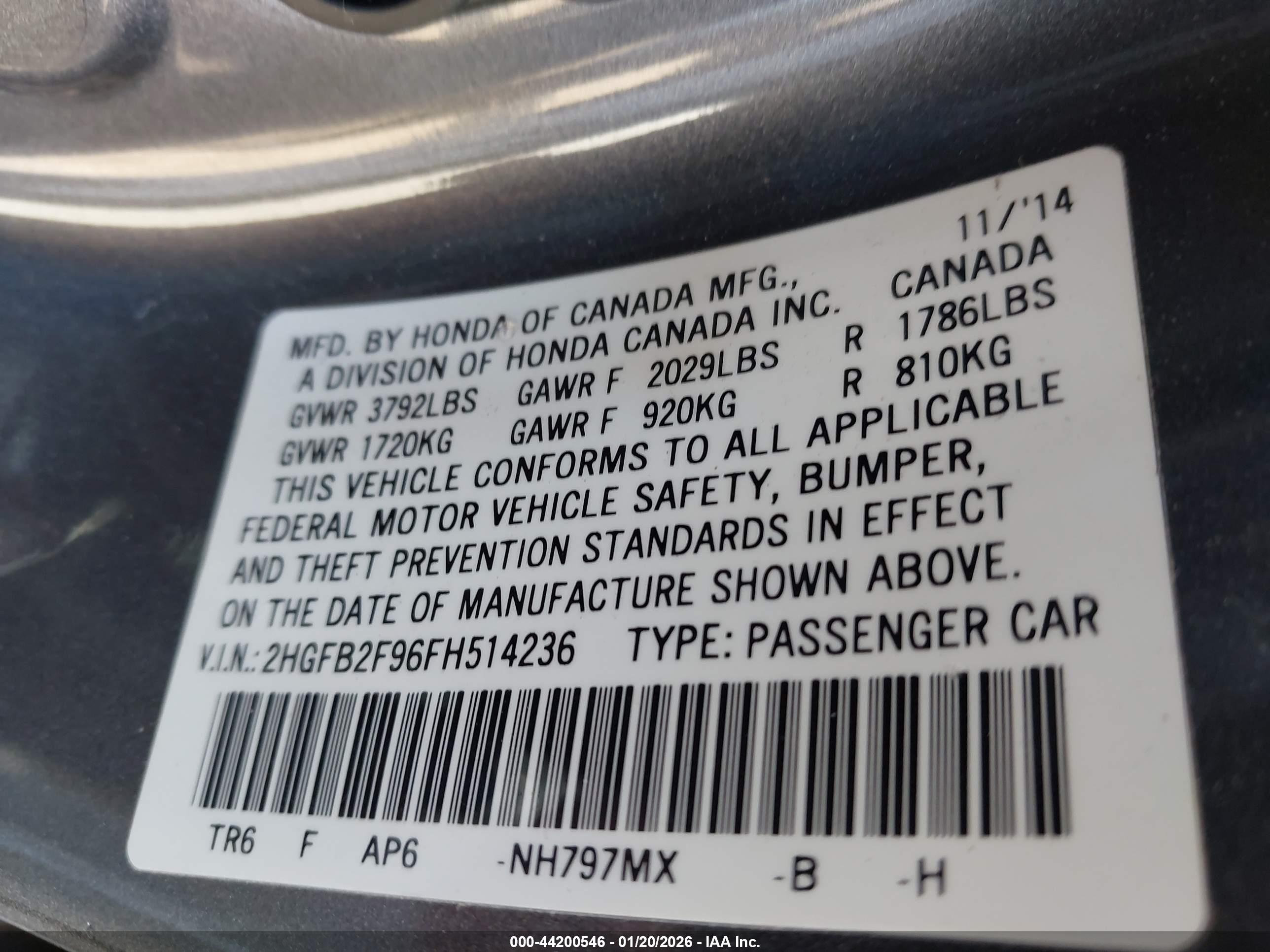 HONDA CIVIC image 9