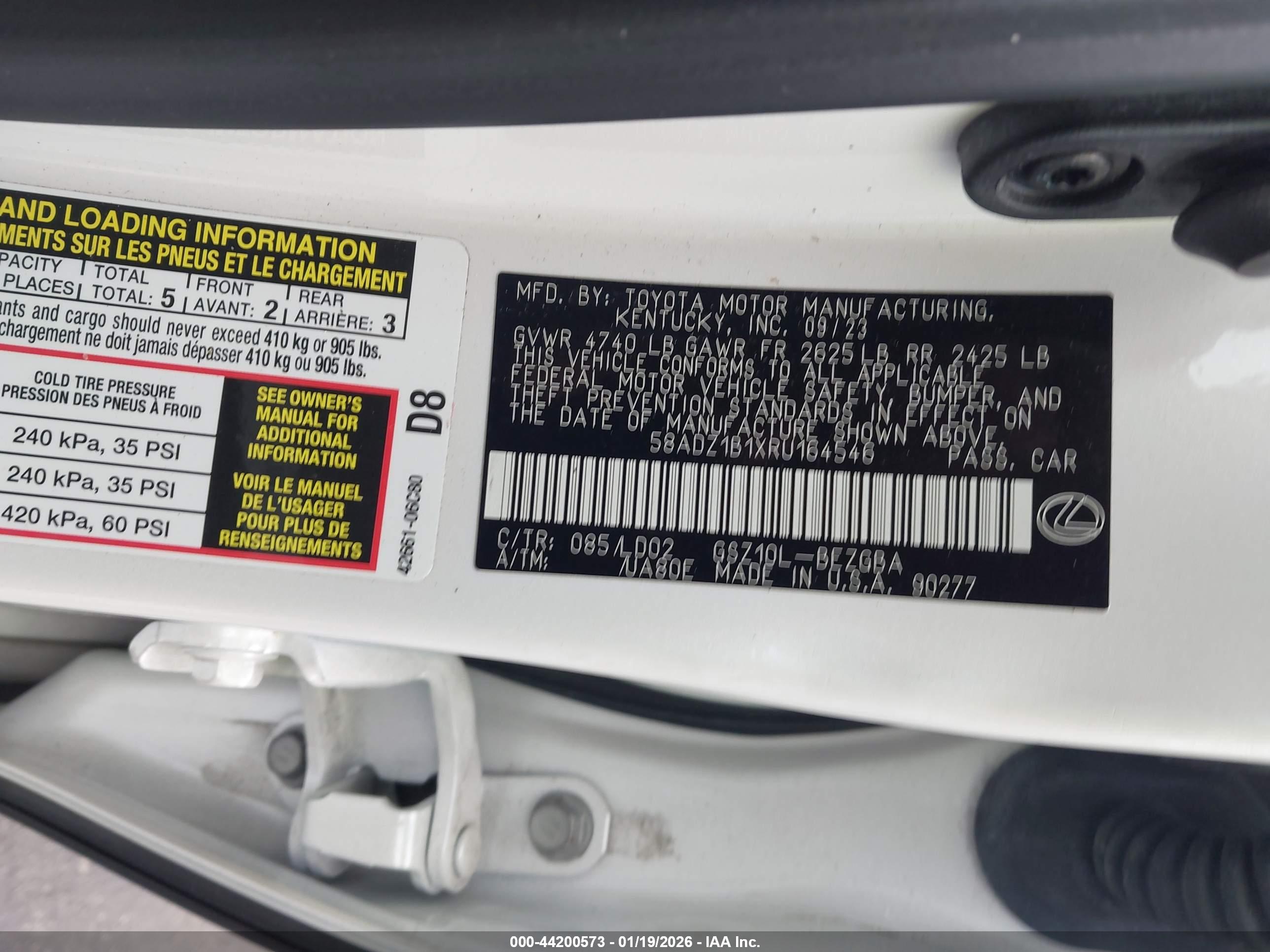 LEXUS ES image 9
