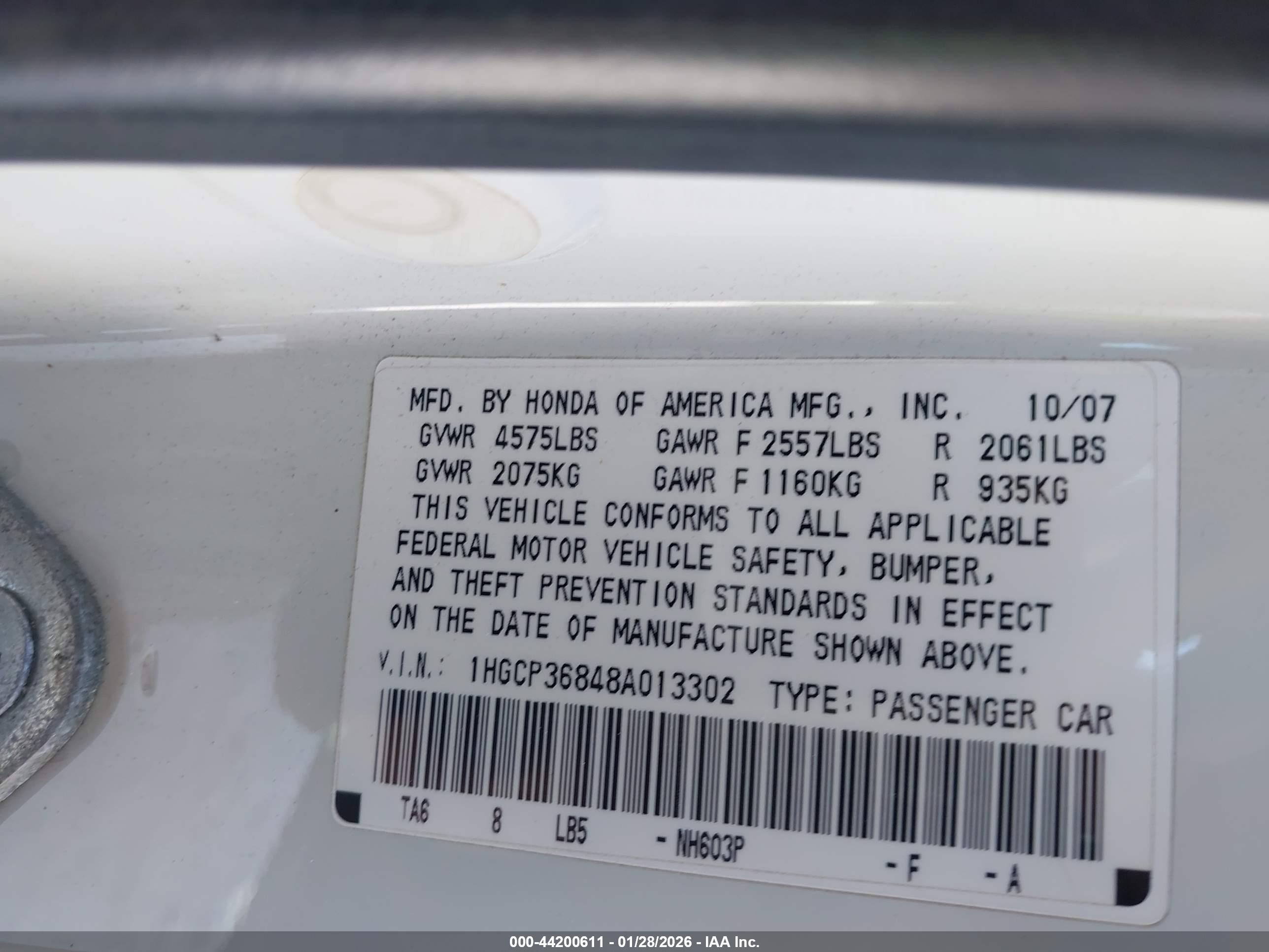 HONDA ACCORD image 9