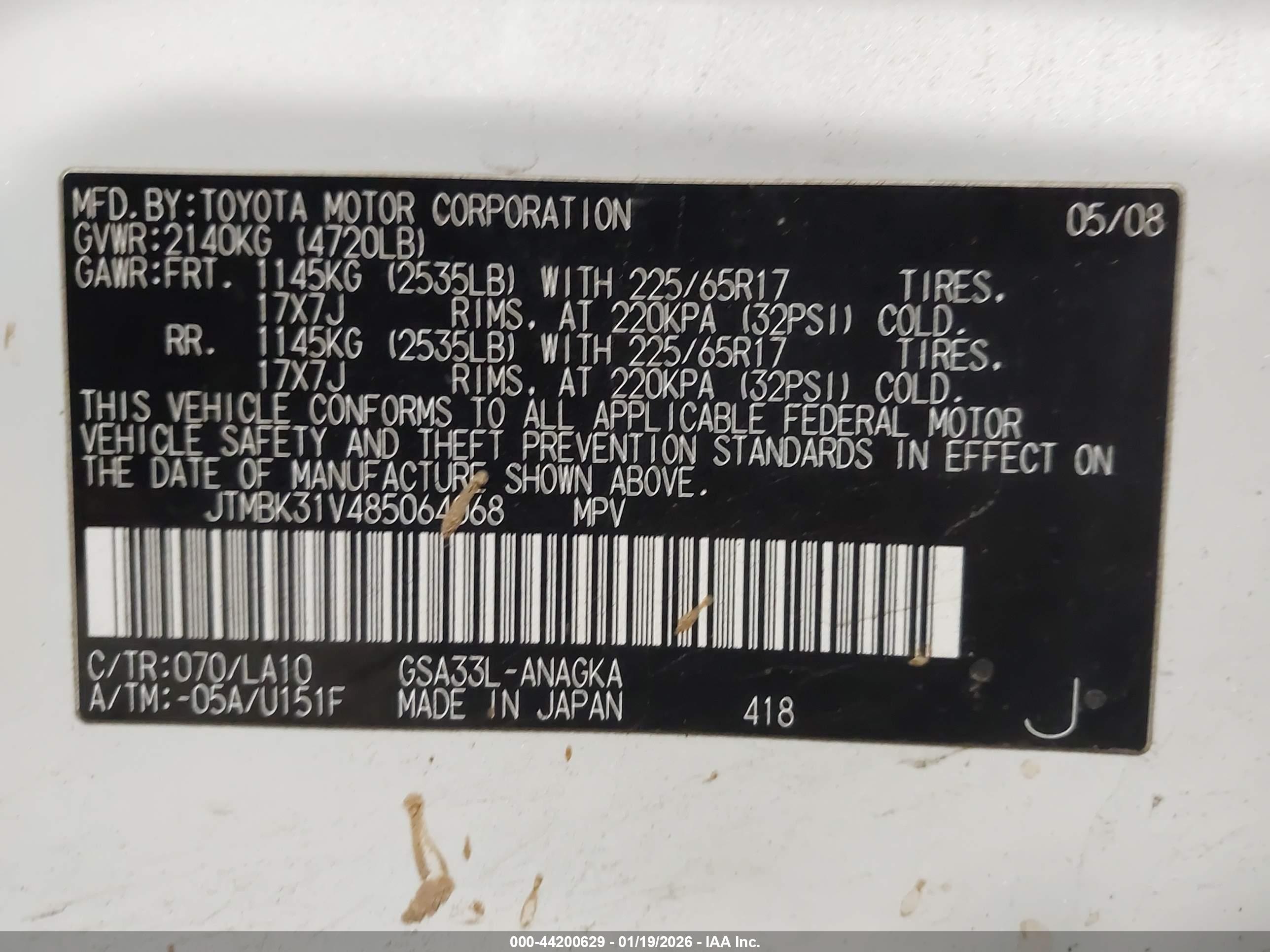 TOYOTA RAV4 image 9