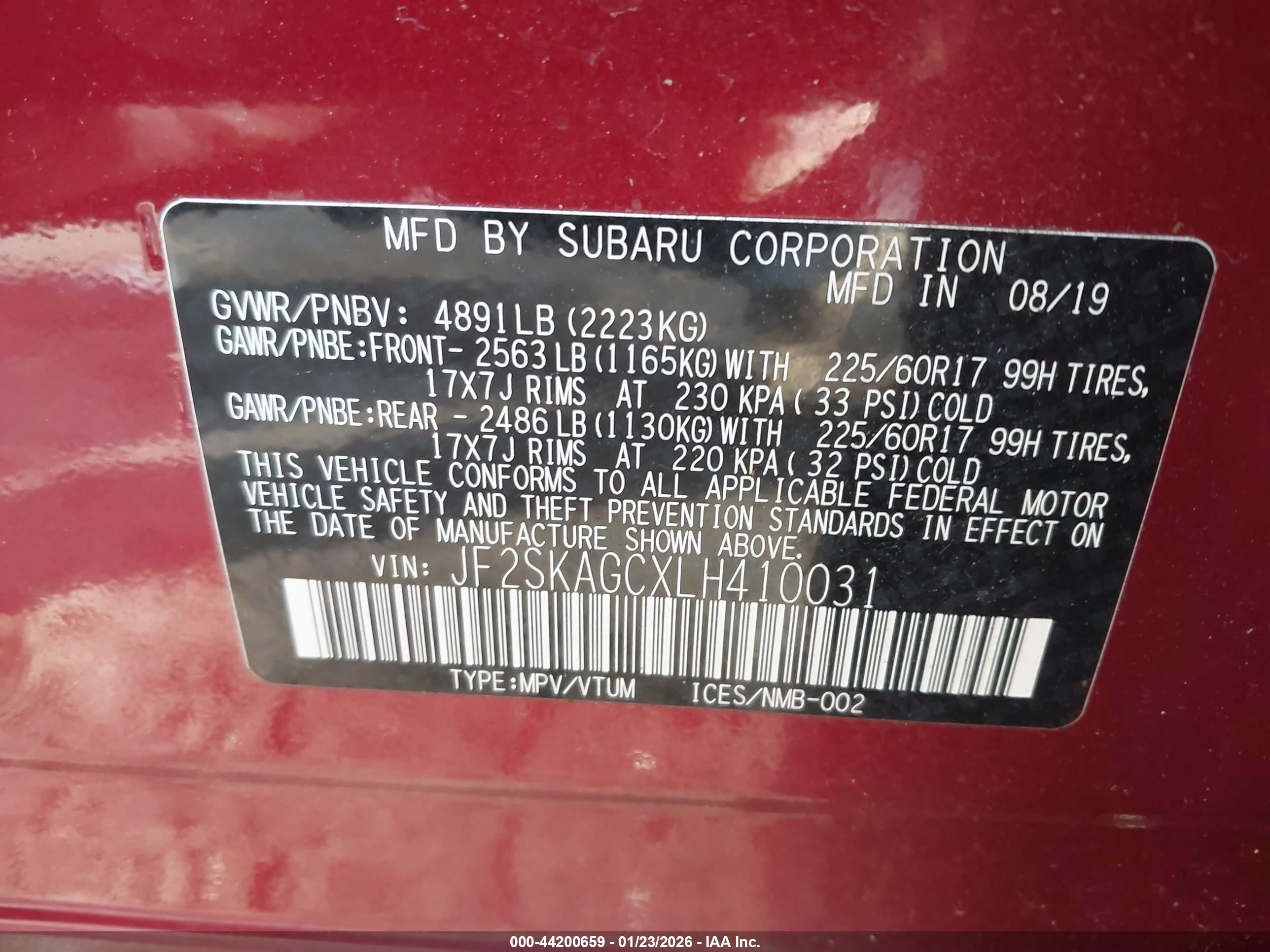 SUBARU FORESTER image 9