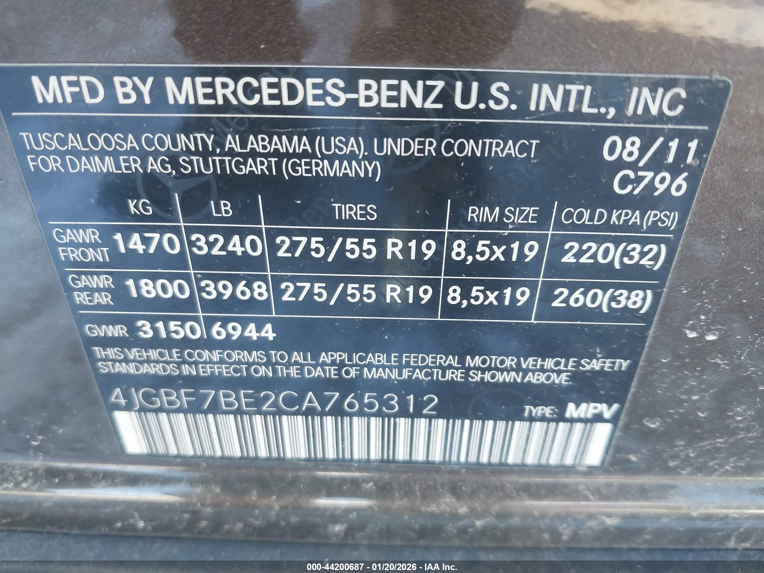 MERCEDES-BENZ GL image 9