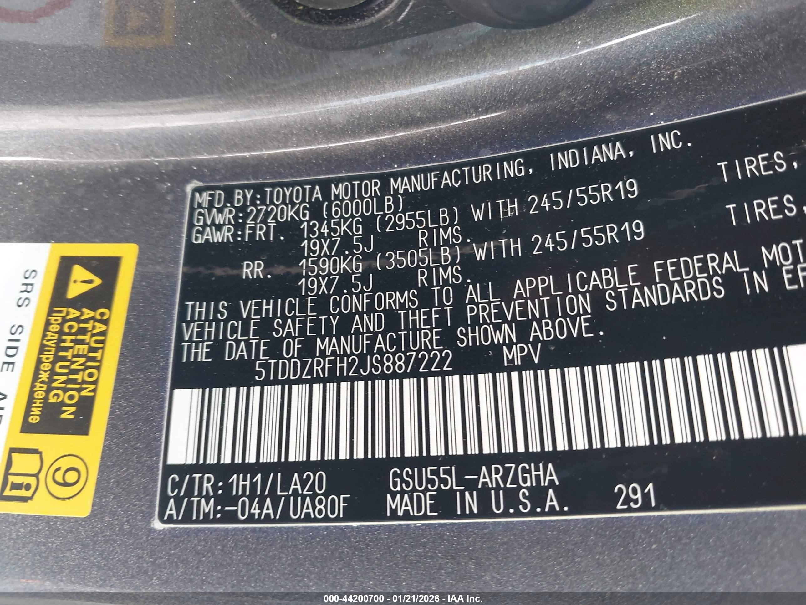 TOYOTA HIGHLANDER image 9