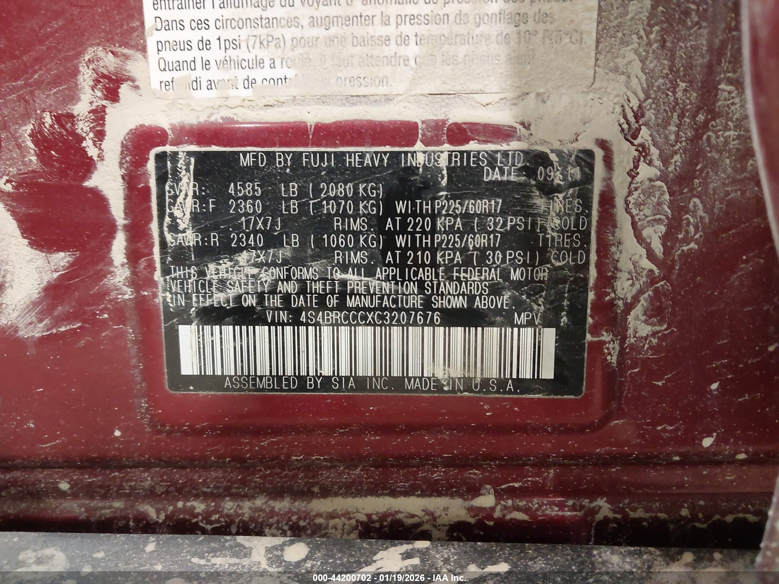 SUBARU OUTBACK image 9