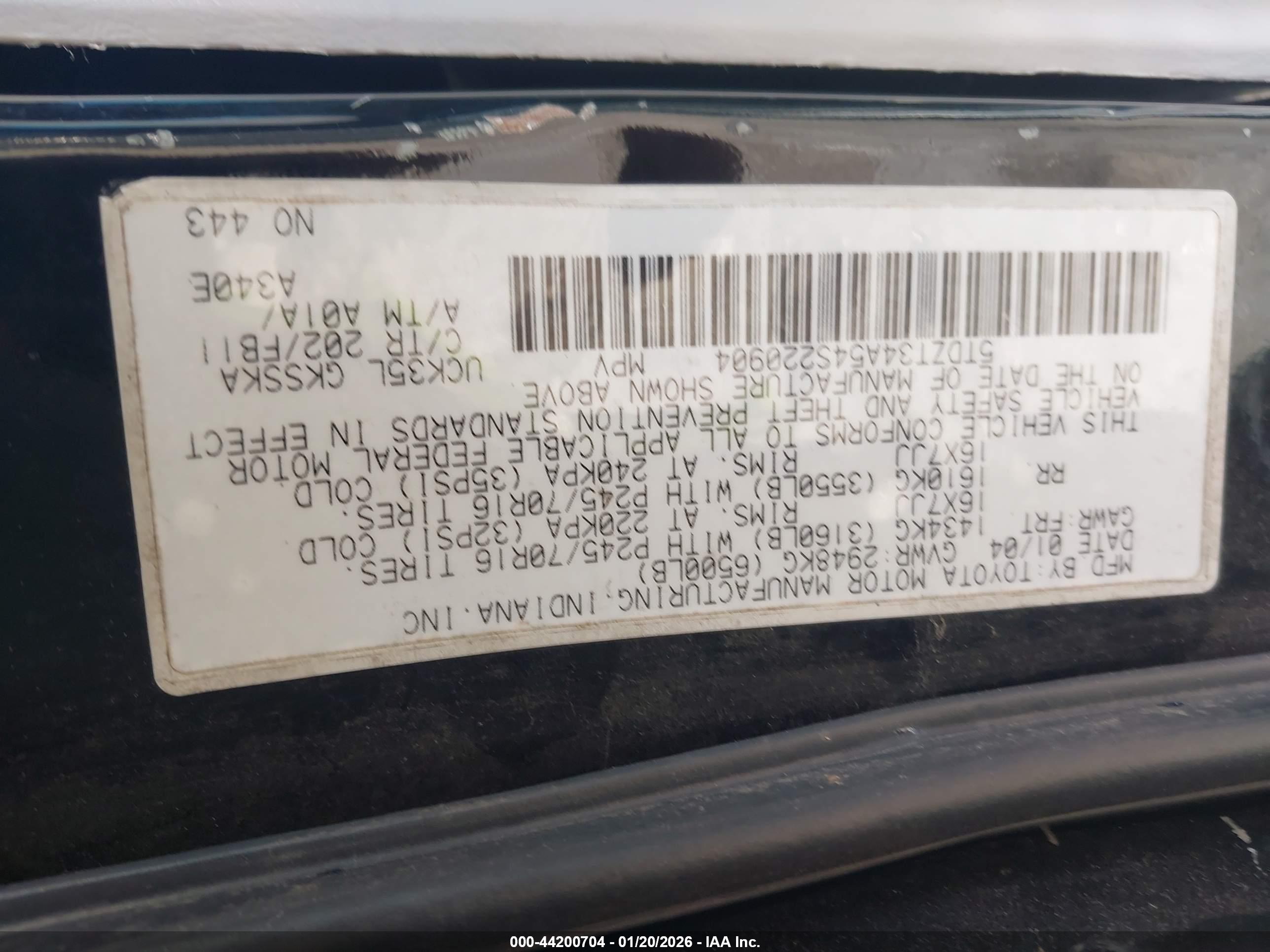 TOYOTA SEQUOIA image 9