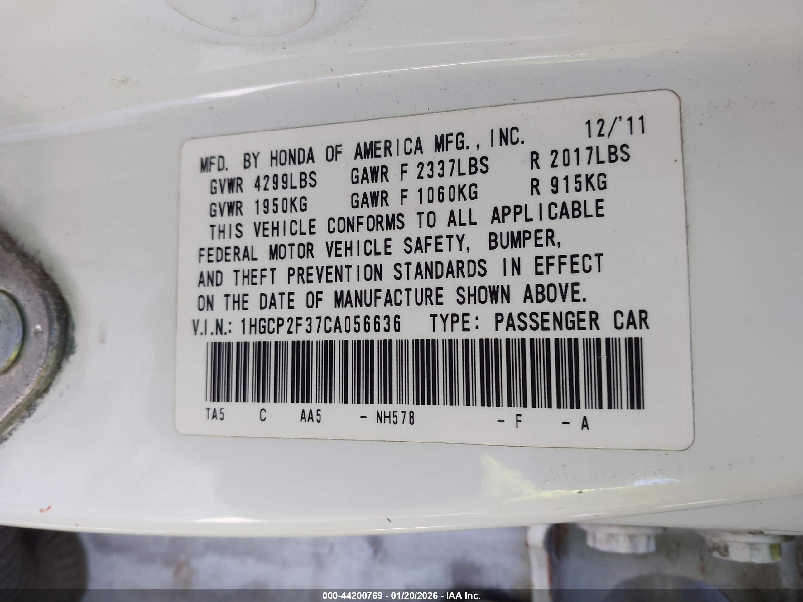 HONDA ACCORD image 9