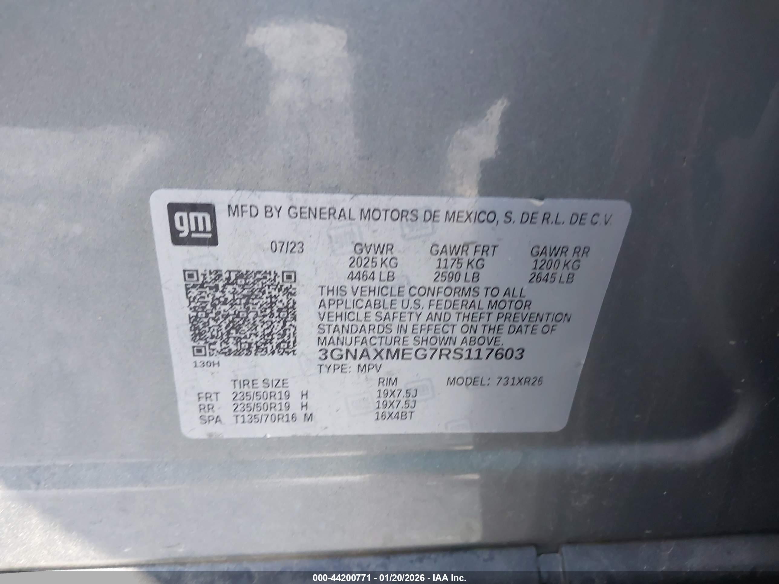 CHEVROLET EQUINOX image 9