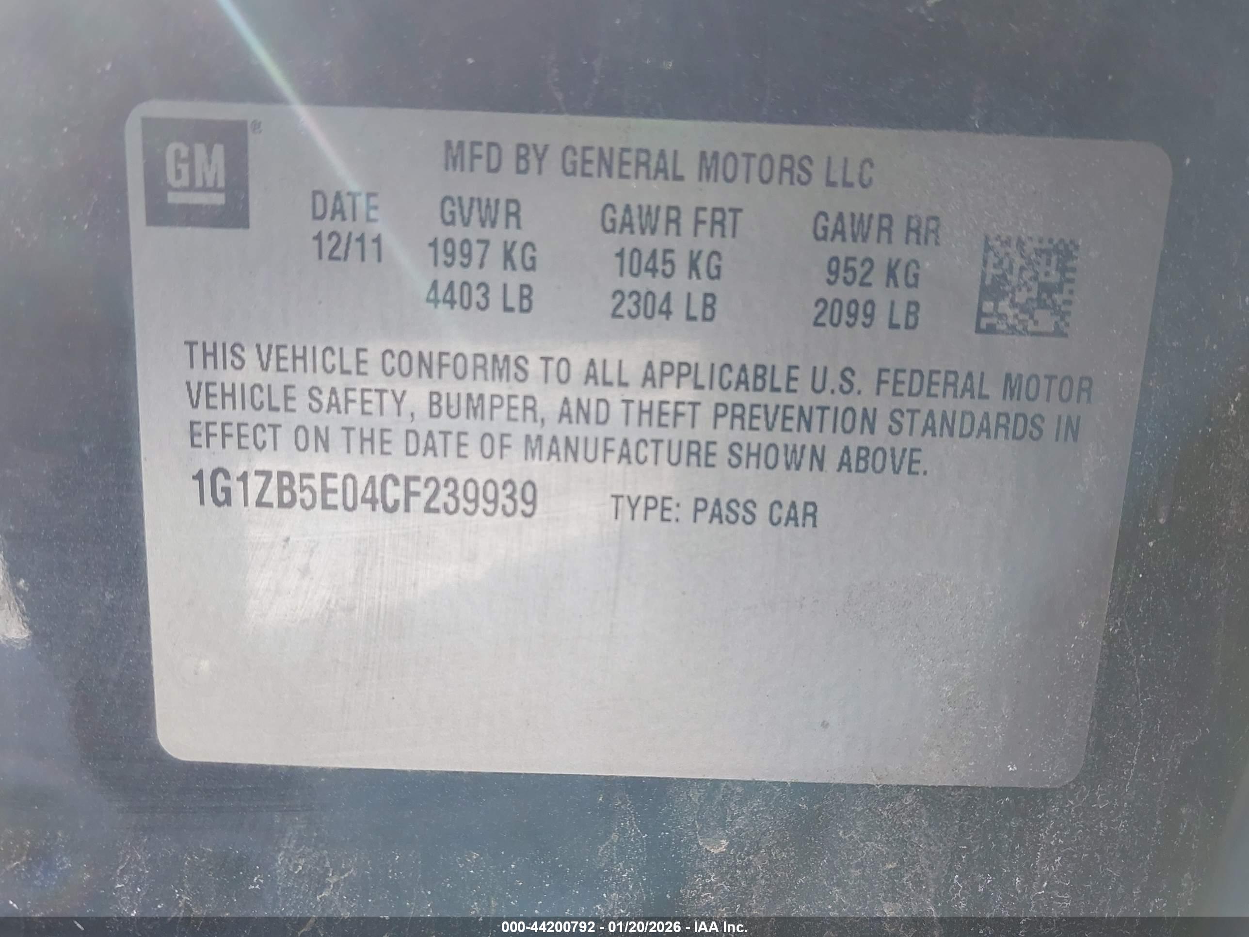 CHEVROLET MALIBU image 9