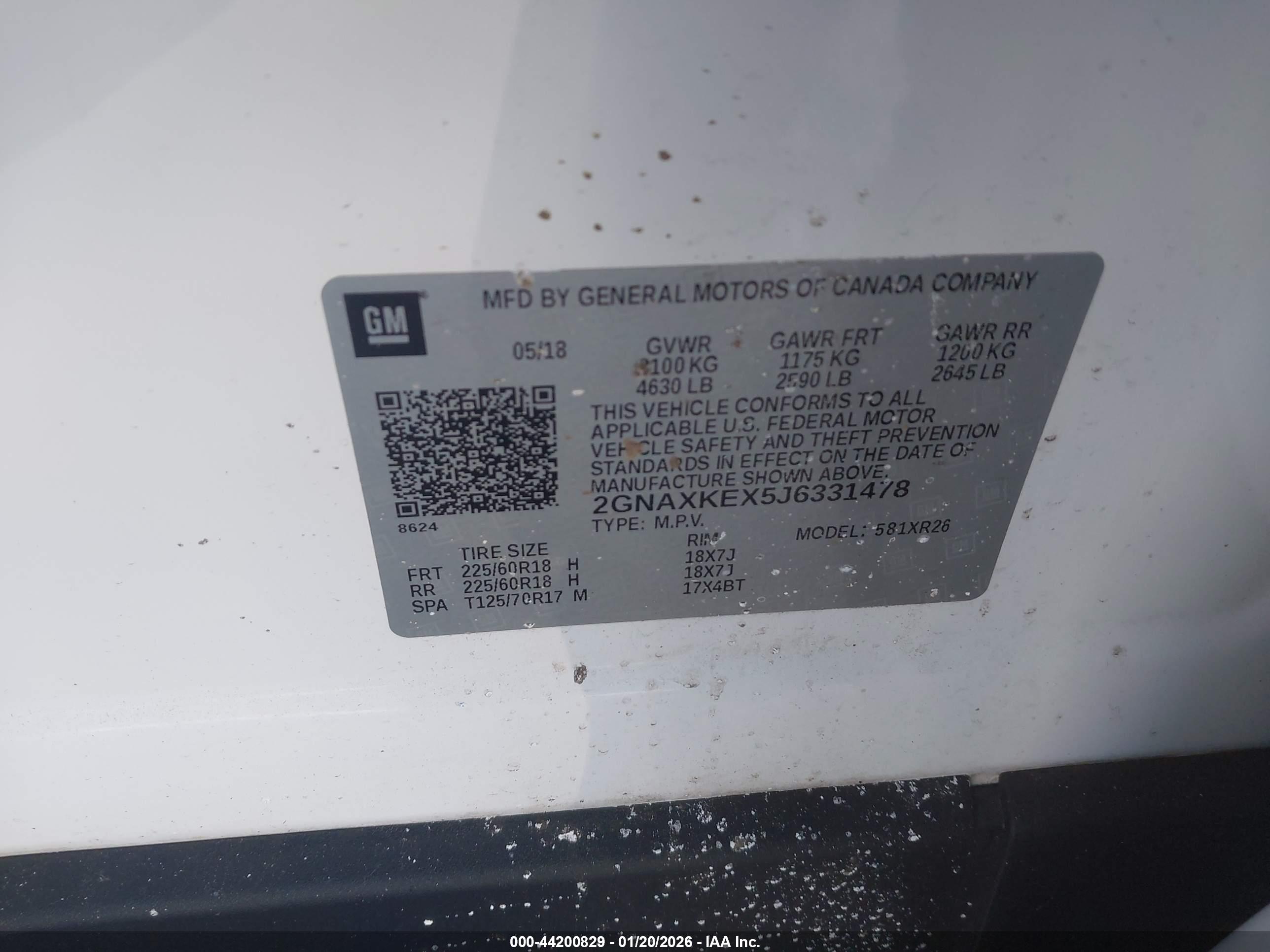 CHEVROLET EQUINOX image 9