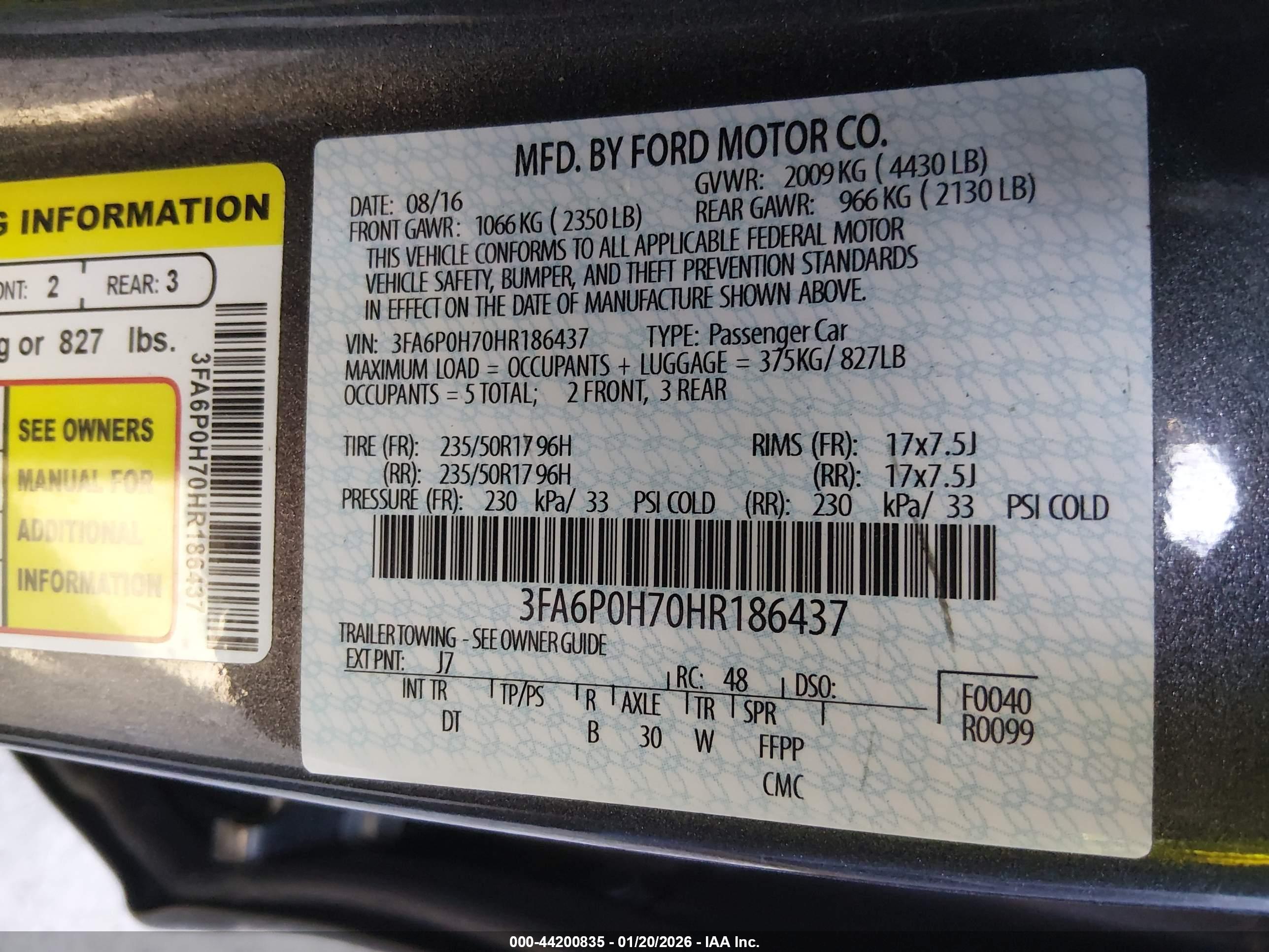 FORD FUSION image 9
