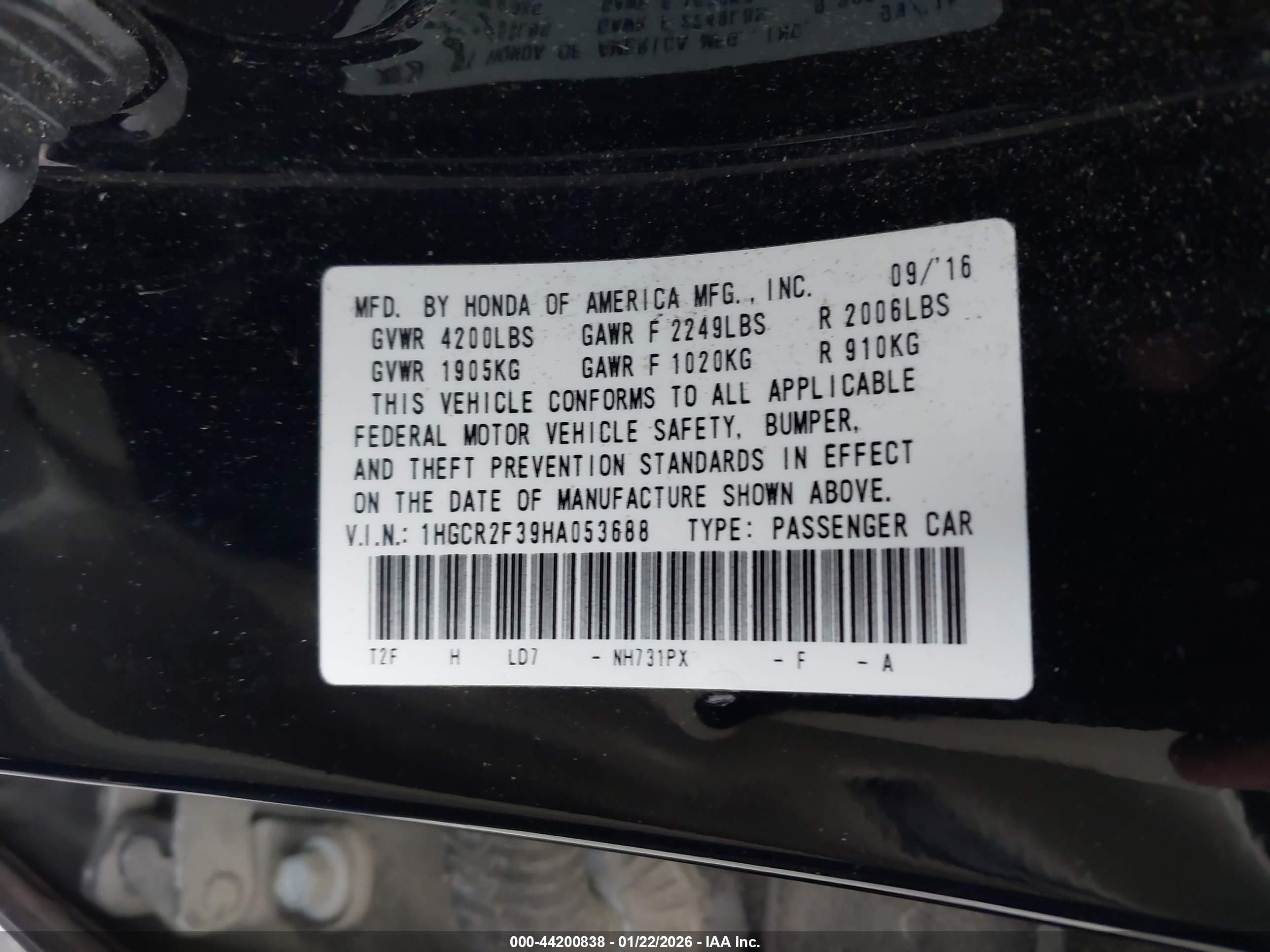 HONDA ACCORD image 9