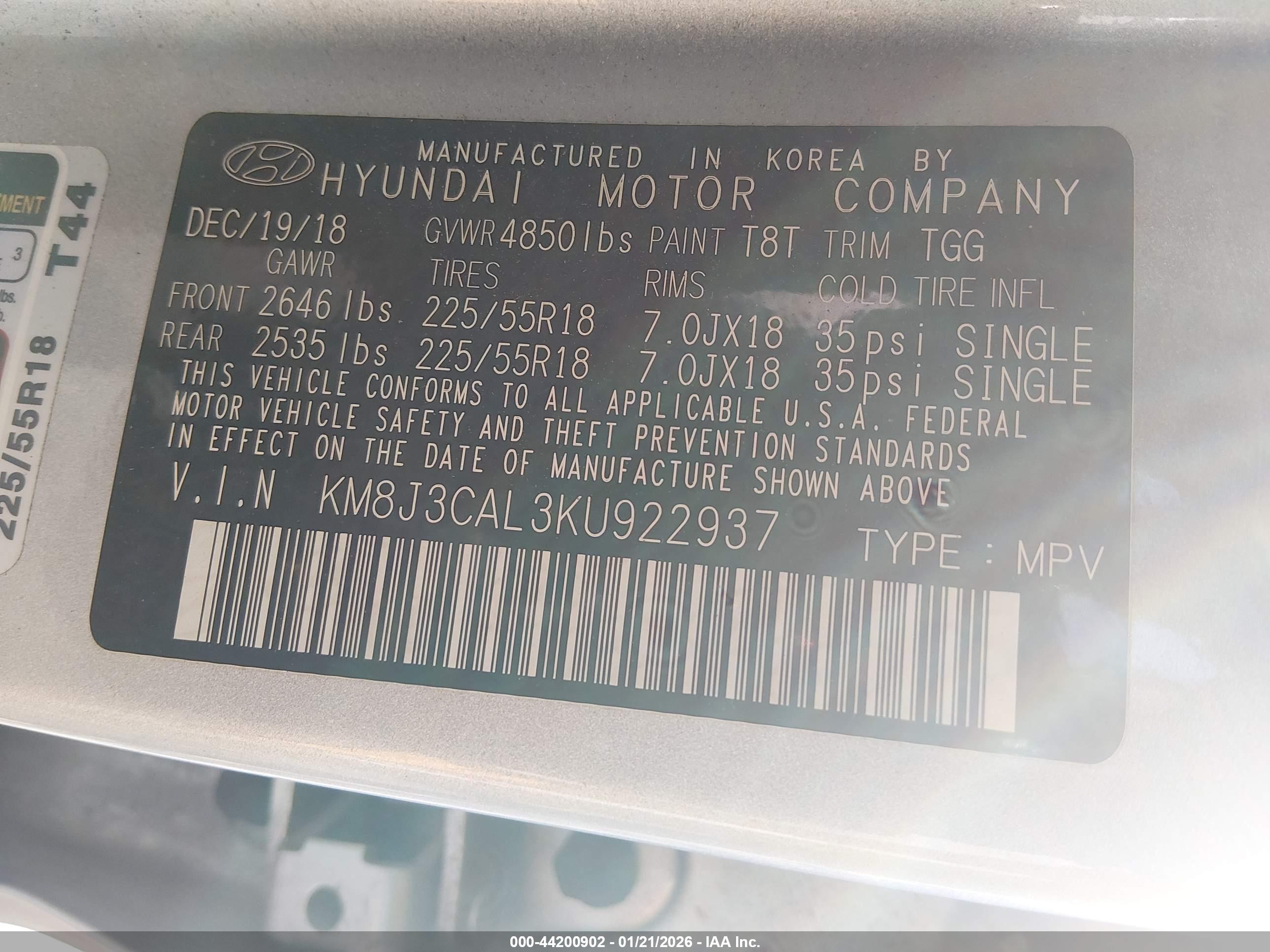 HYUNDAI TUCSON image 9