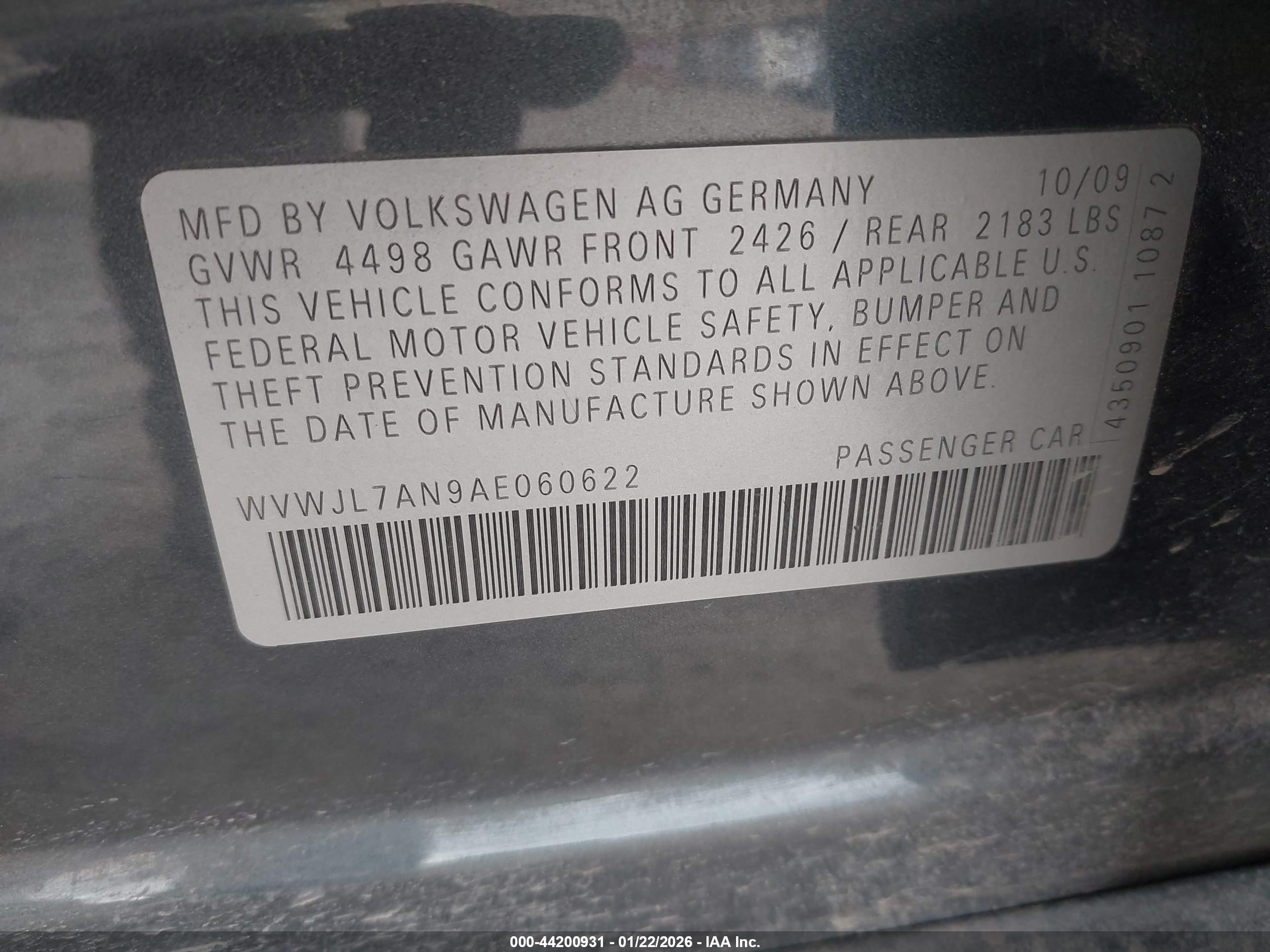 VOLKSWAGEN PASSAT image 9