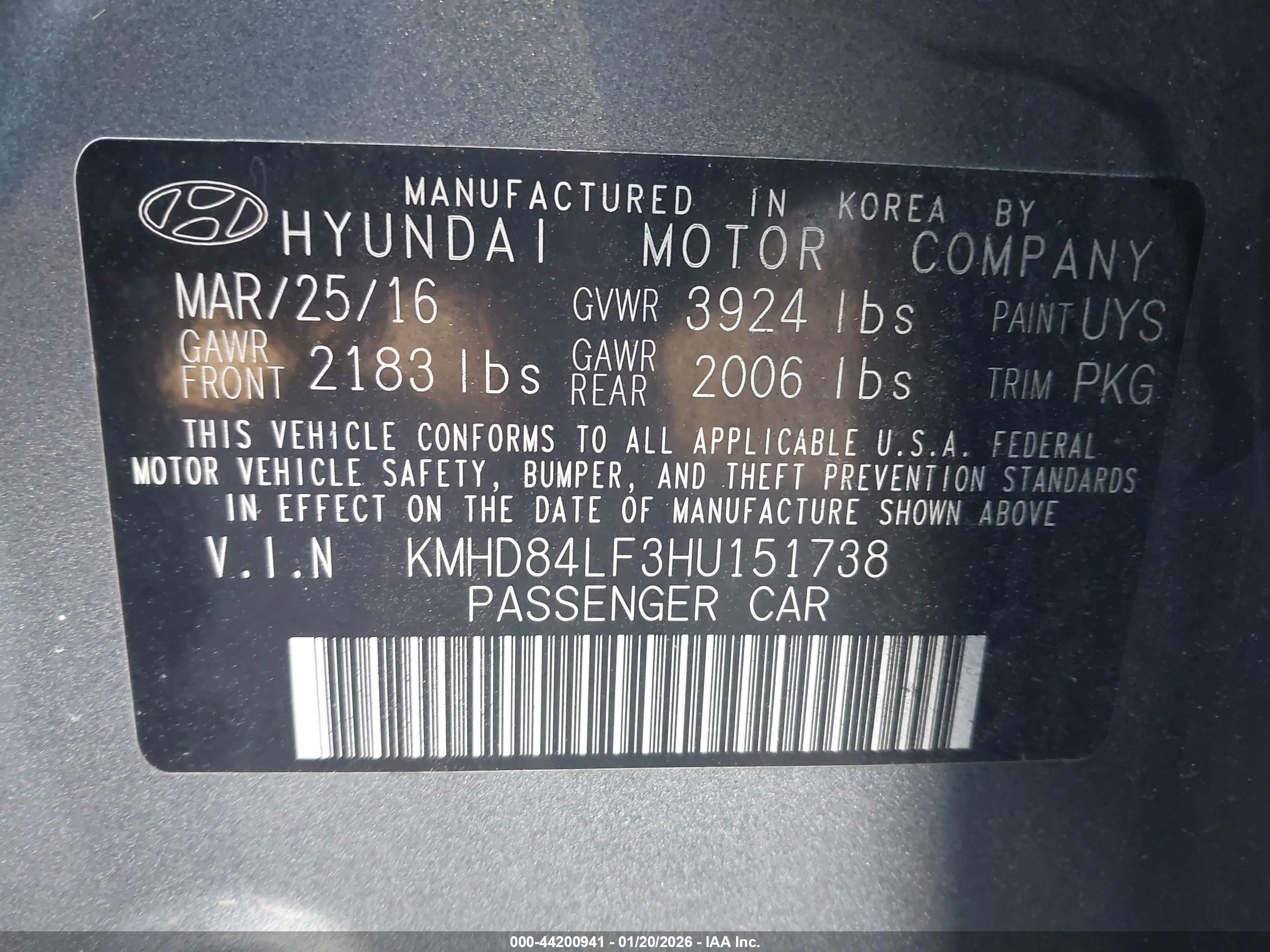 HYUNDAI ELANTRA image 9