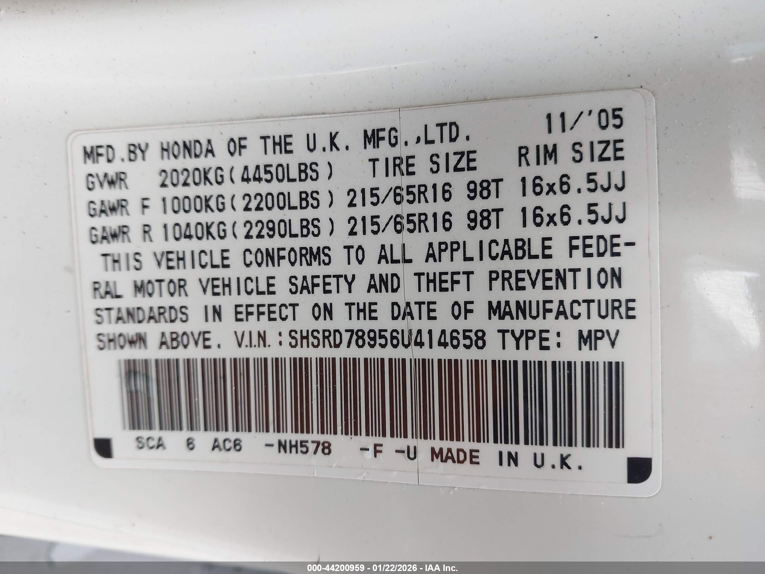HONDA CR-V image 9