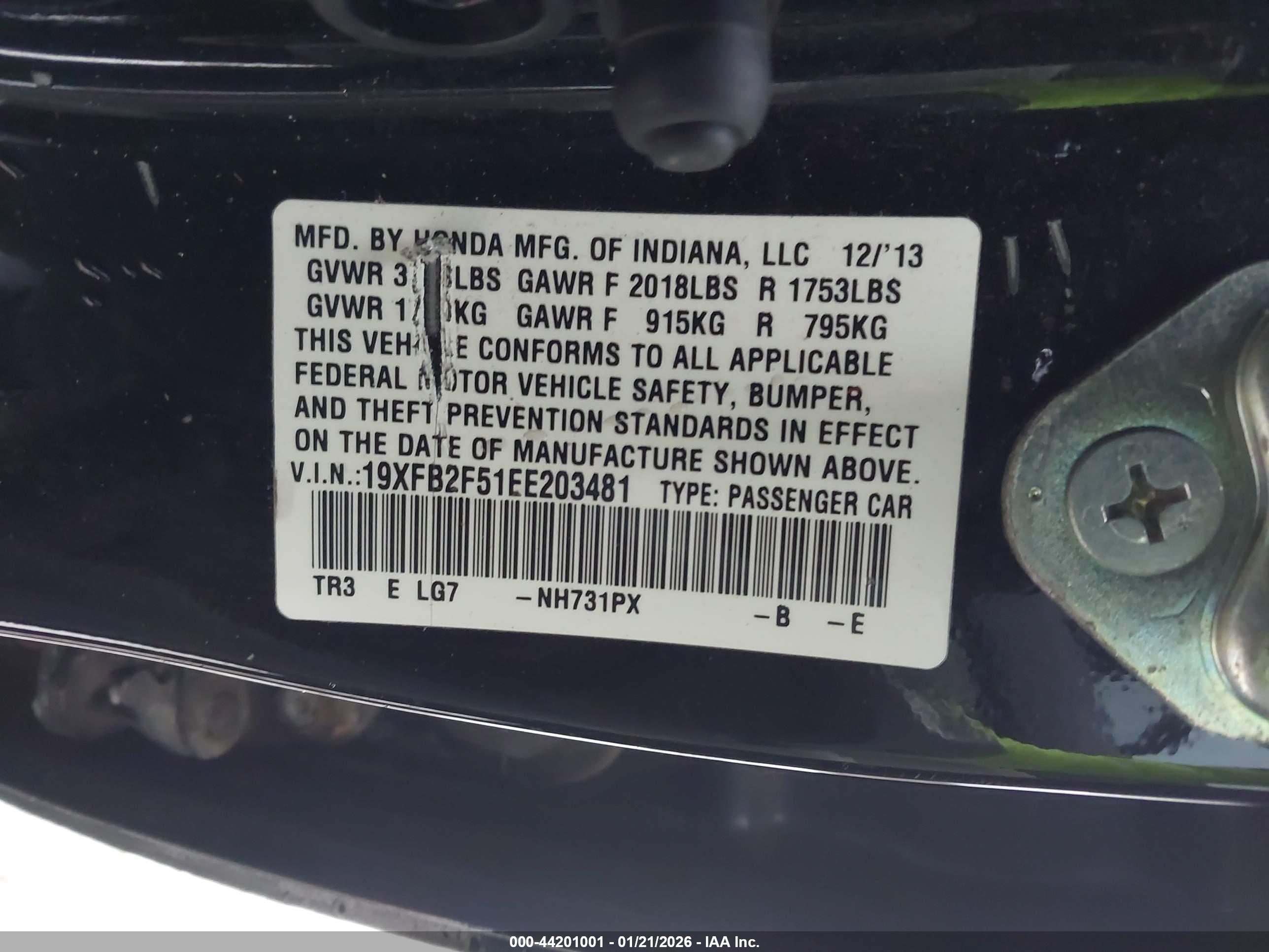 HONDA CIVIC image 9