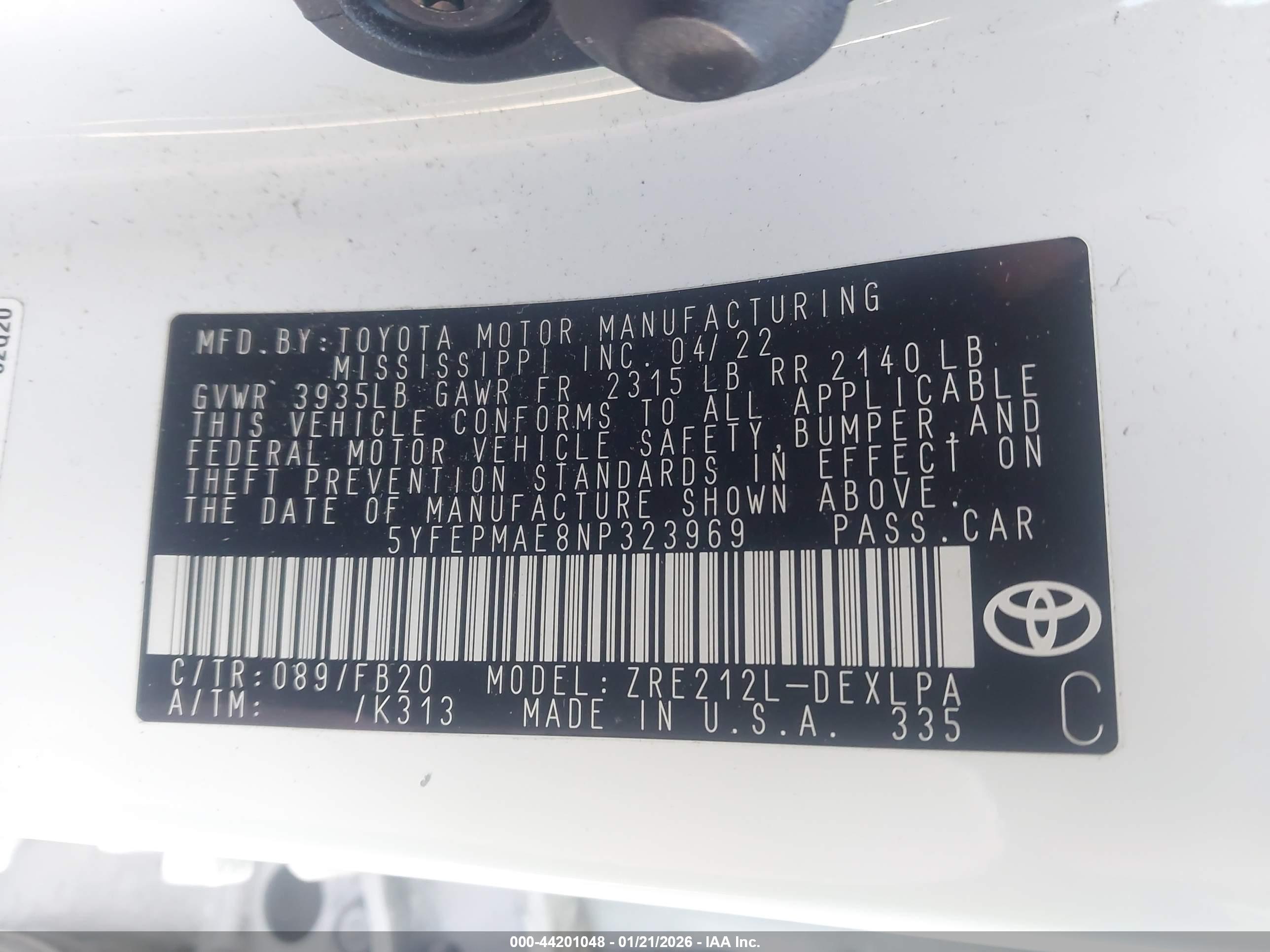 TOYOTA COROLLA image 9