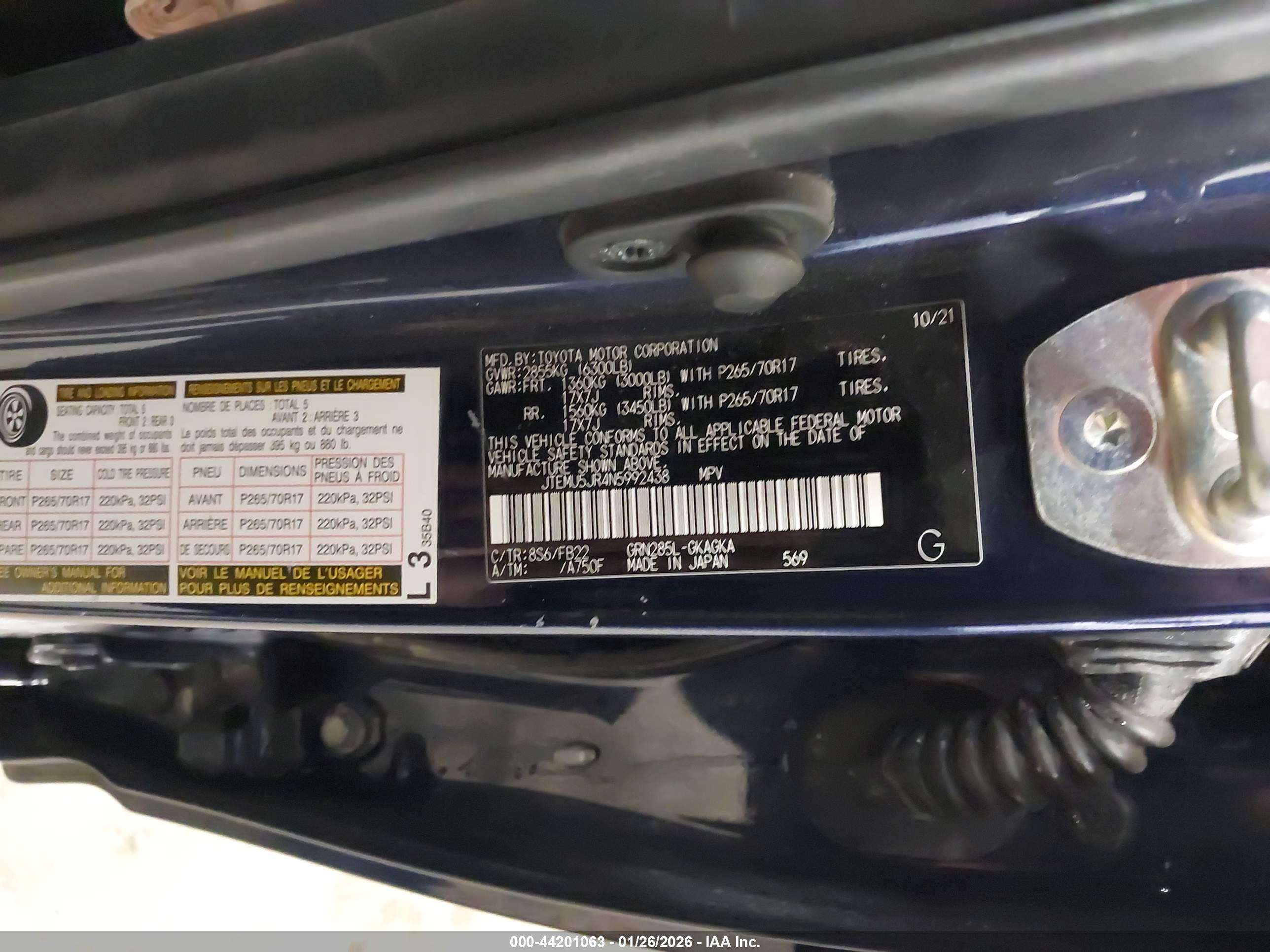 TOYOTA 4RUNNER image 9