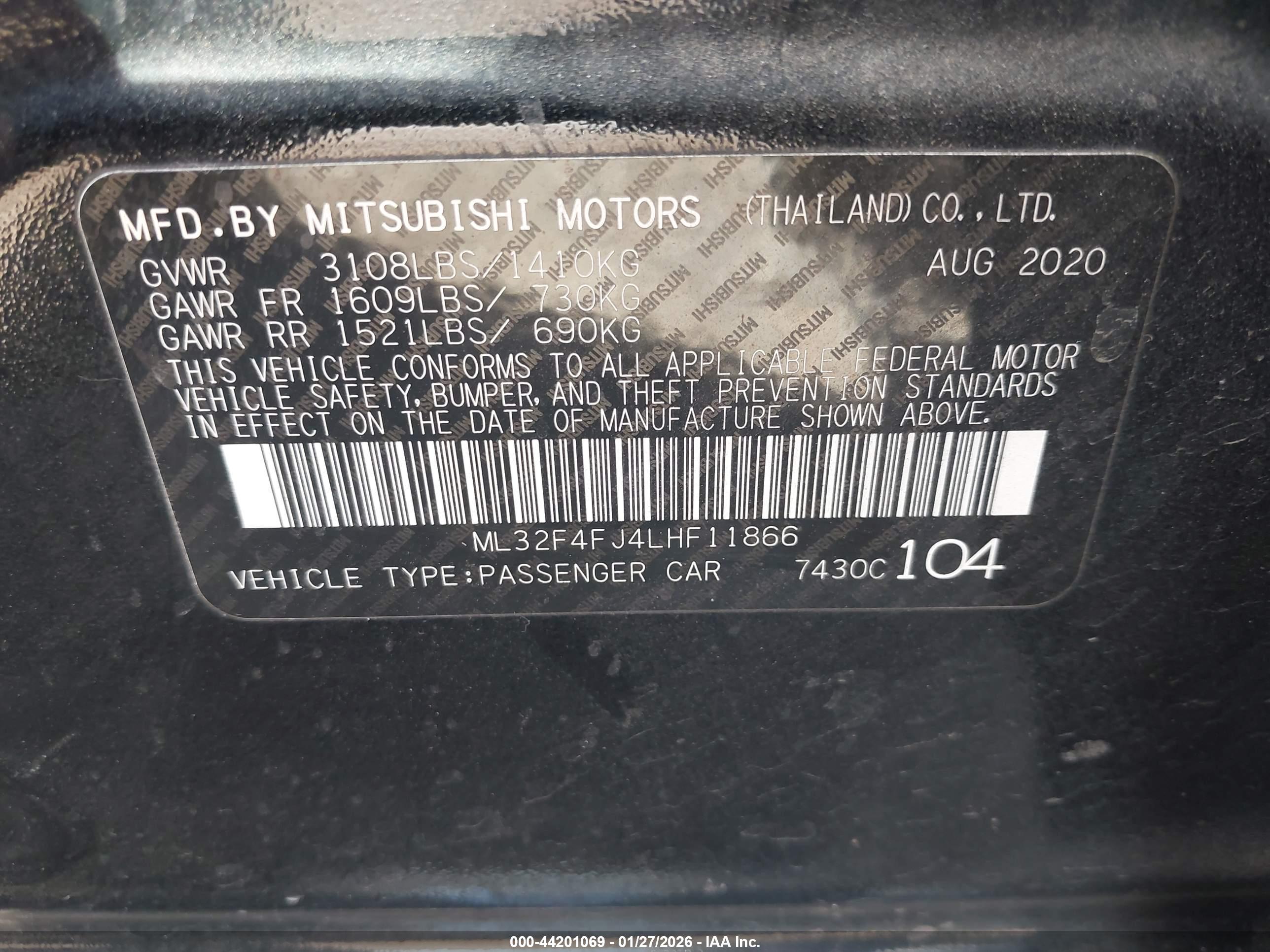 MITSUBISHI MIRAGE image 9