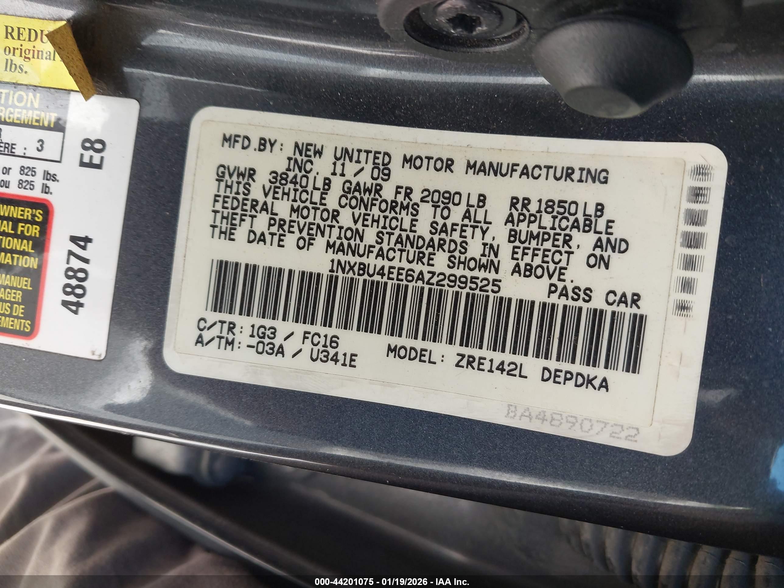 TOYOTA COROLLA image 9