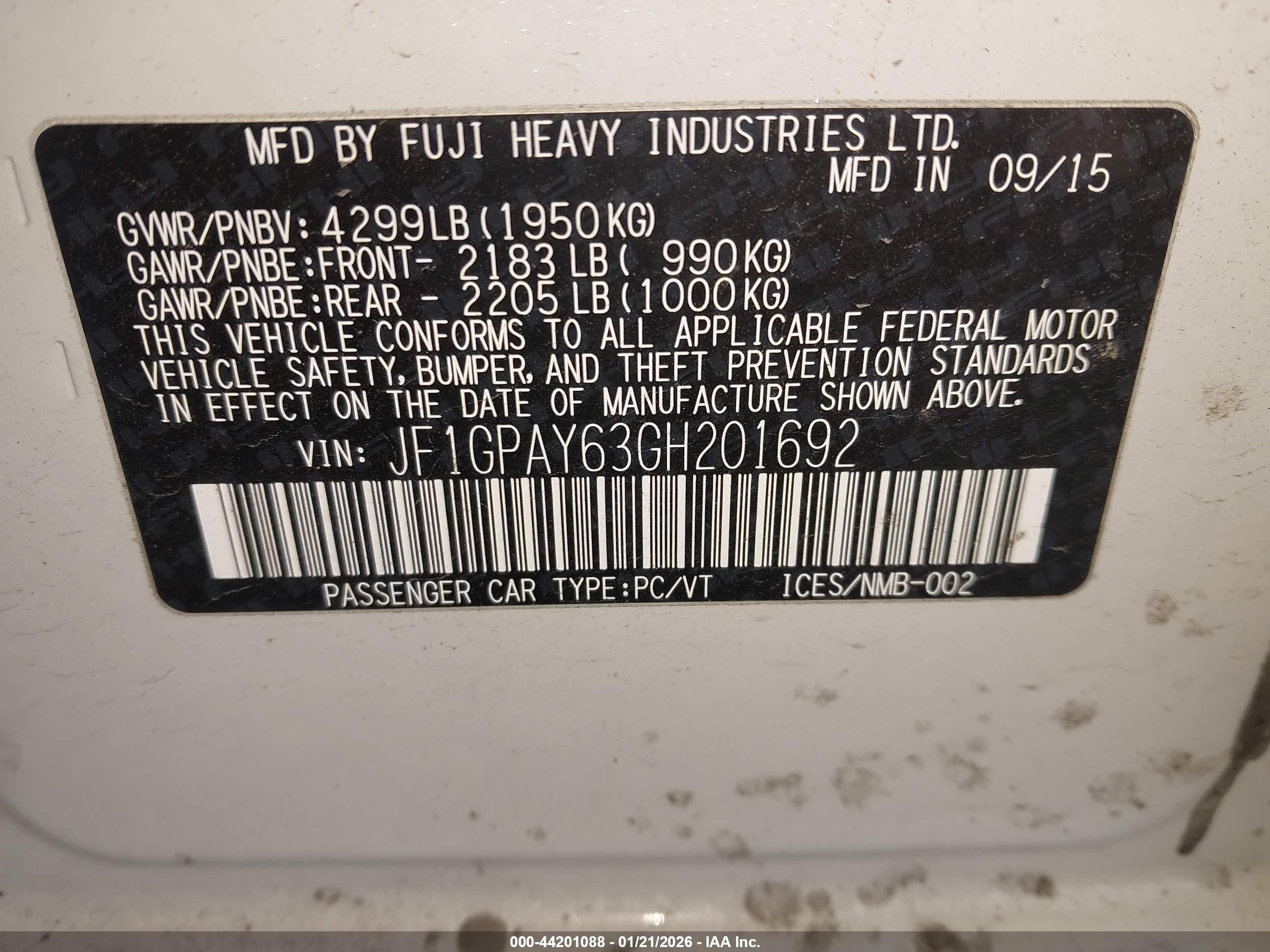 SUBARU IMPREZA image 9