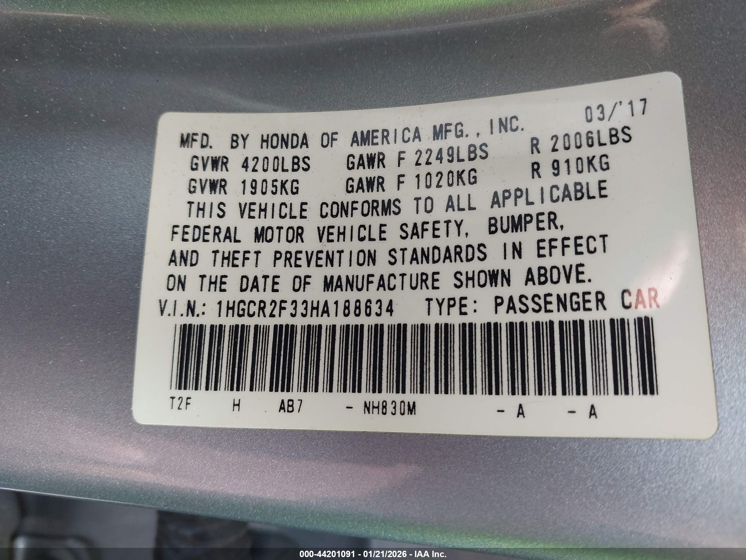 HONDA ACCORD image 9