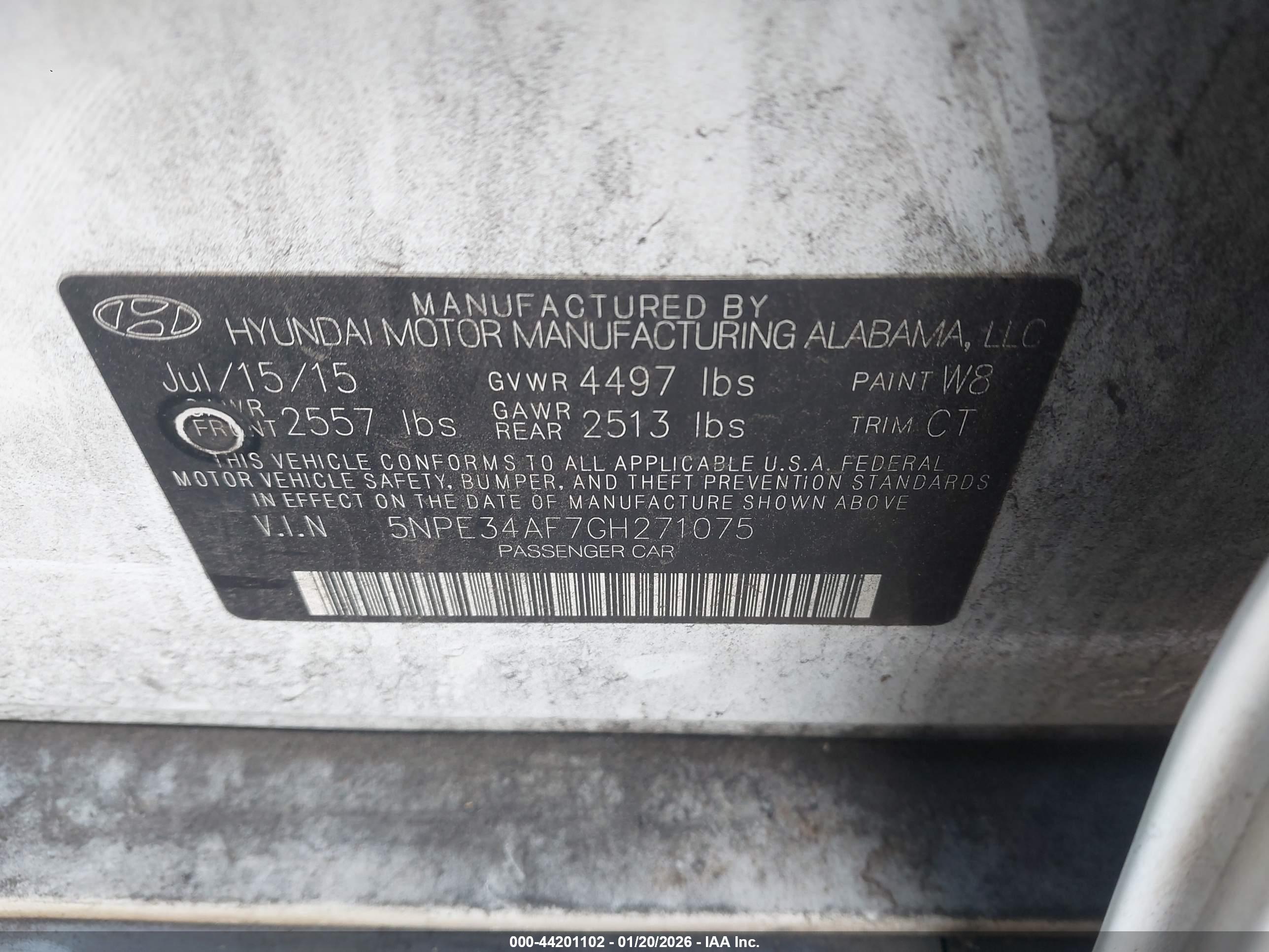 HYUNDAI SONATA image 9