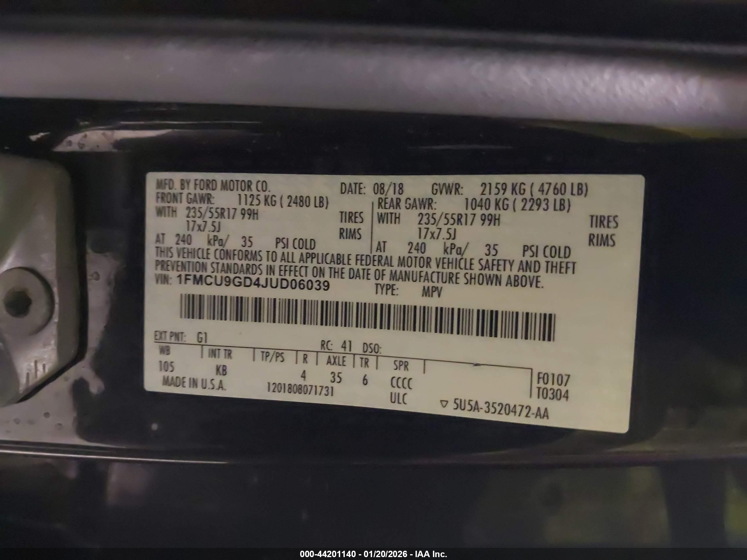 FORD ESCAPE image 9