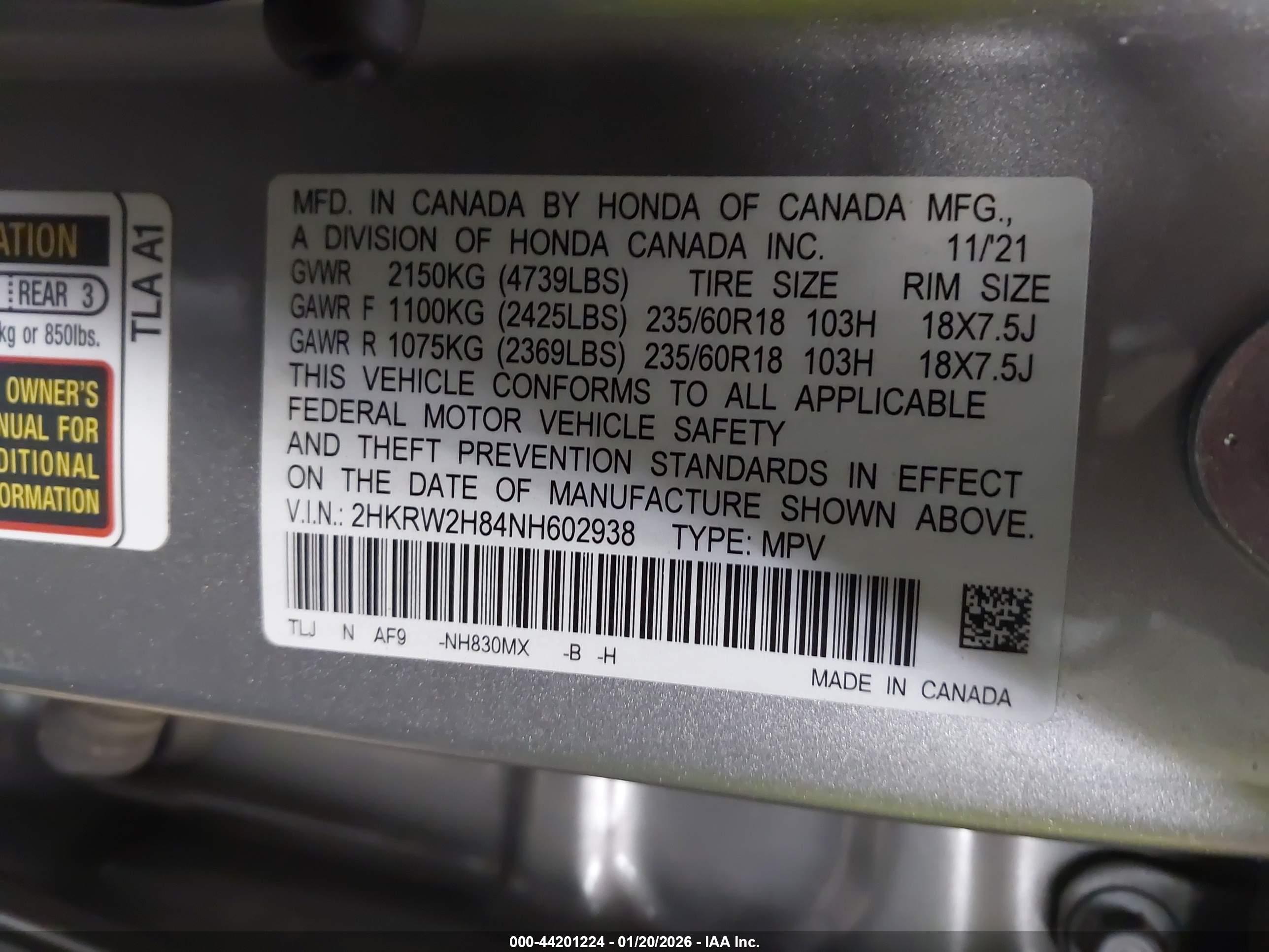 HONDA CR-V image 9