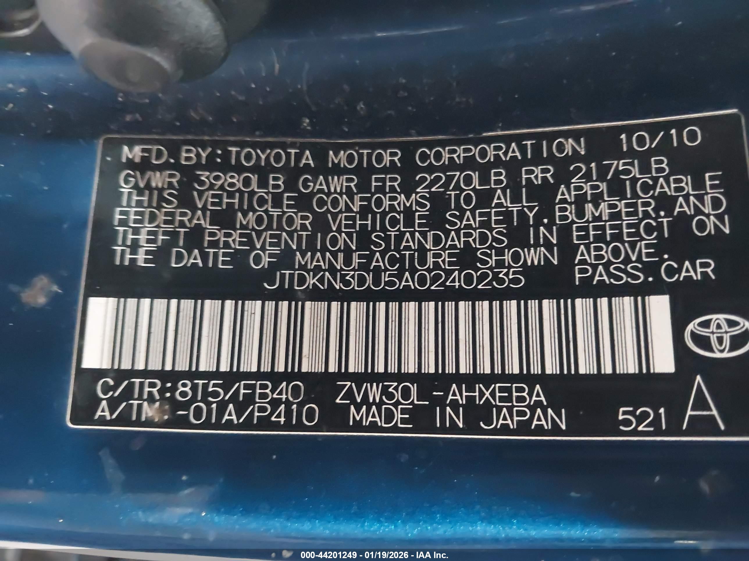 TOYOTA PRIUS image 9