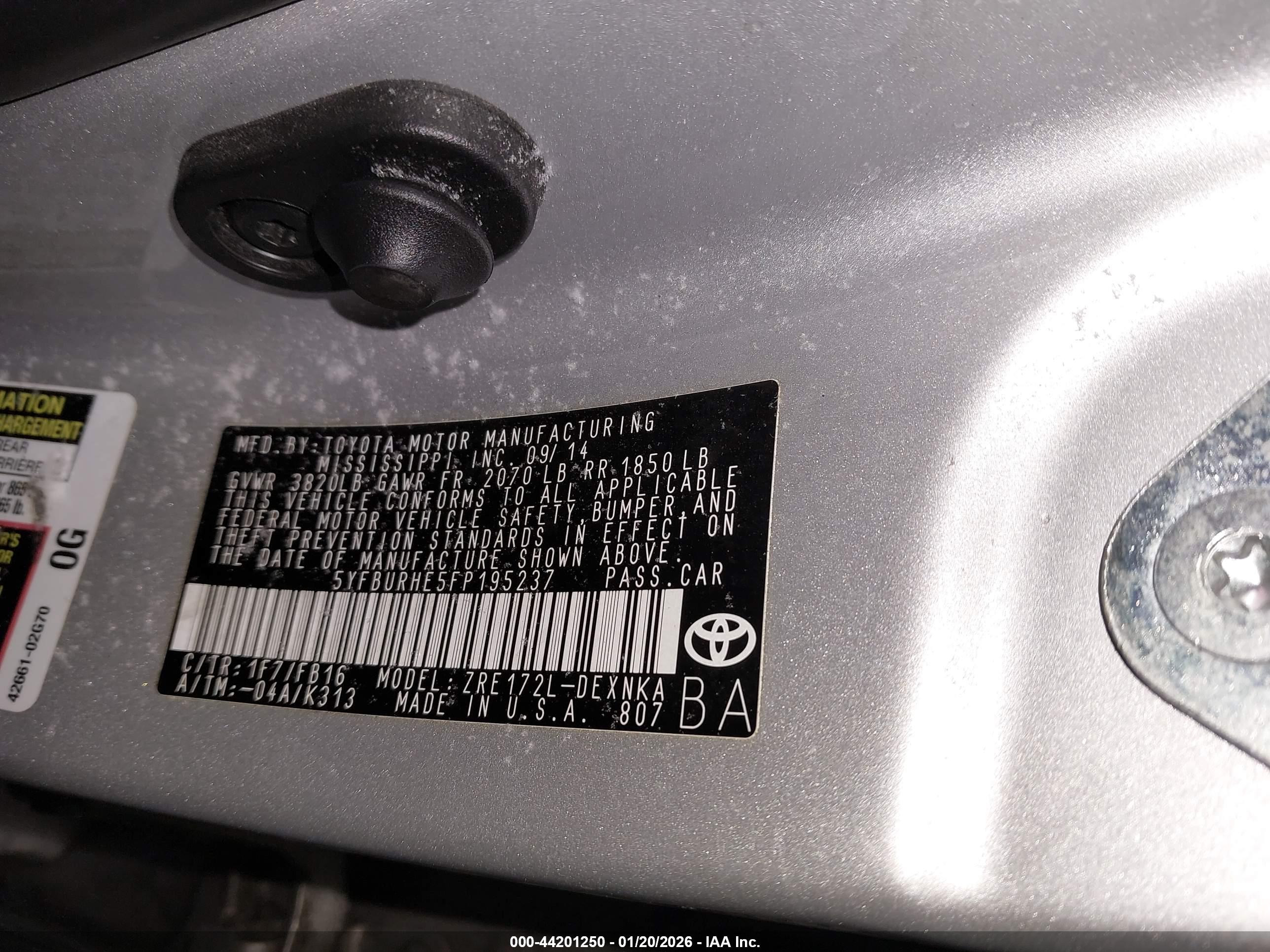TOYOTA COROLLA image 9