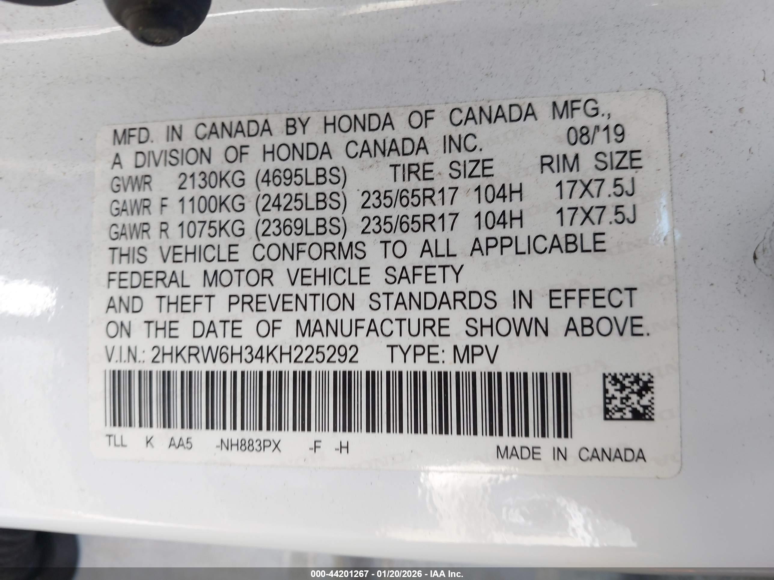 HONDA CR-V image 9