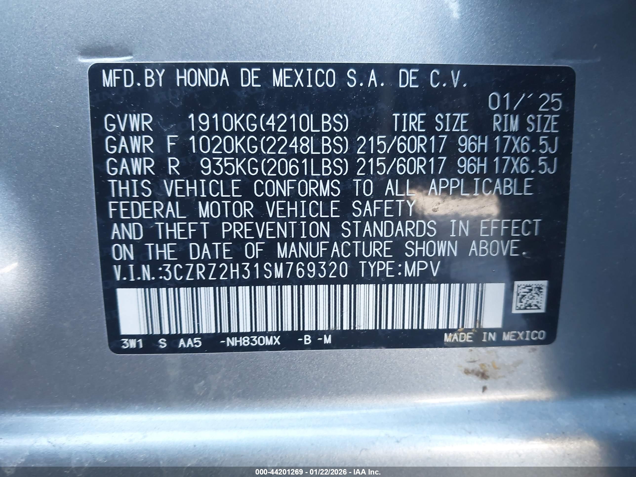 HONDA HR-V image 9