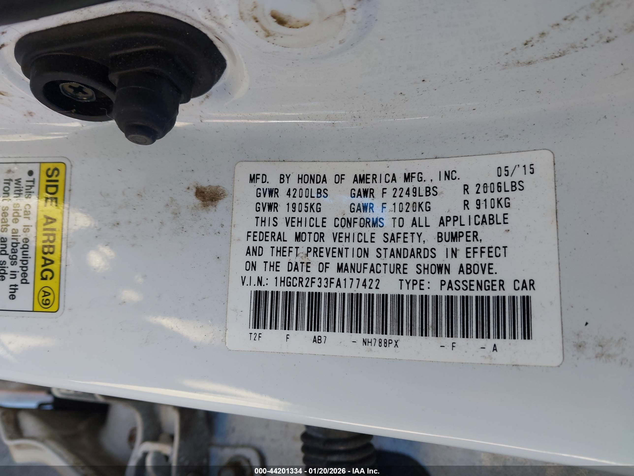 HONDA ACCORD image 9