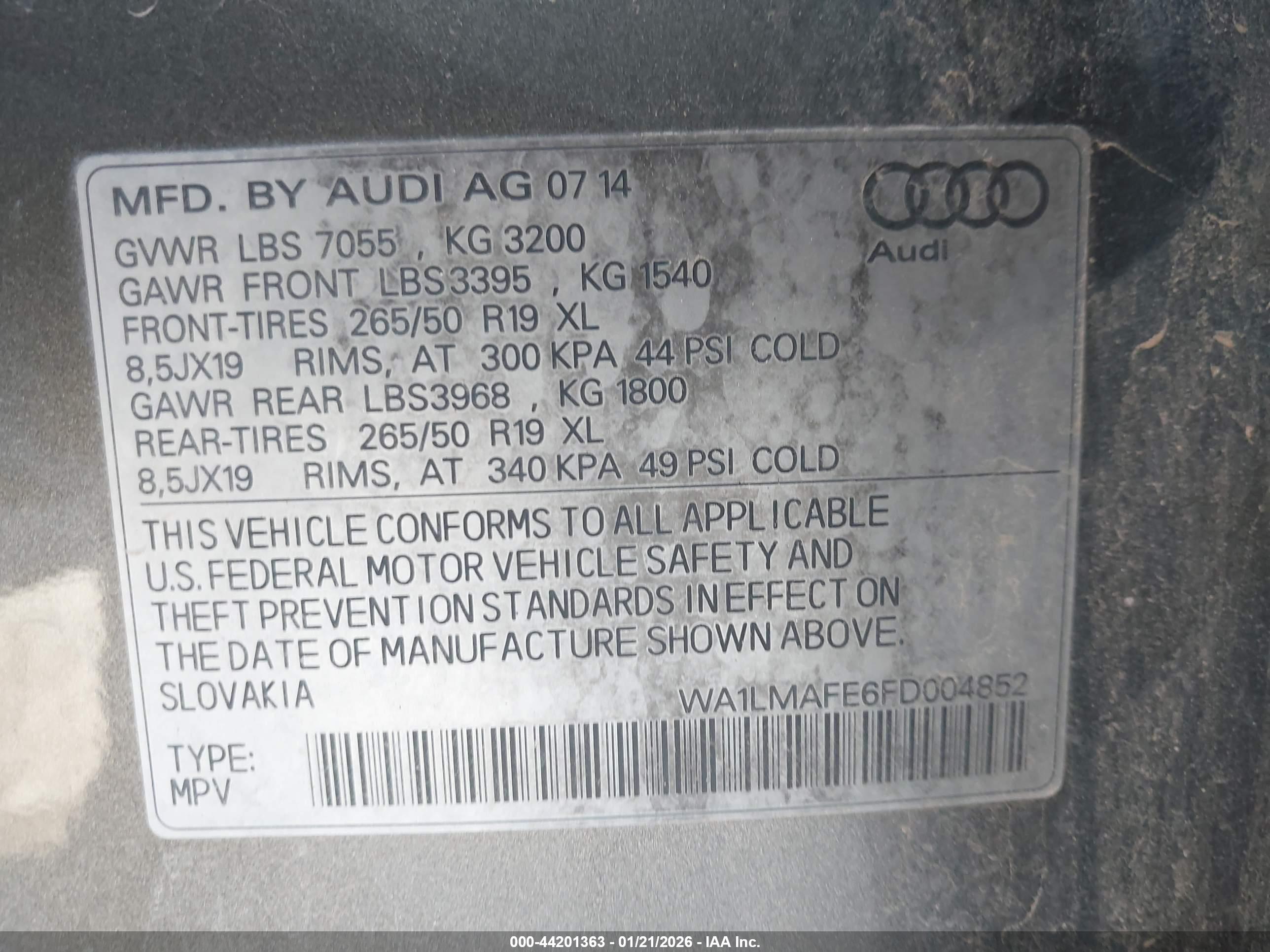 AUDI Q7 image 9