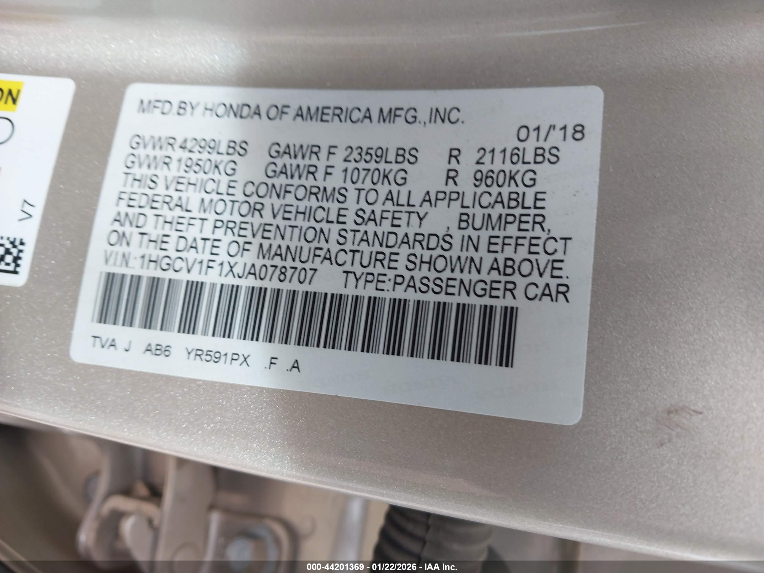 HONDA ACCORD image 9